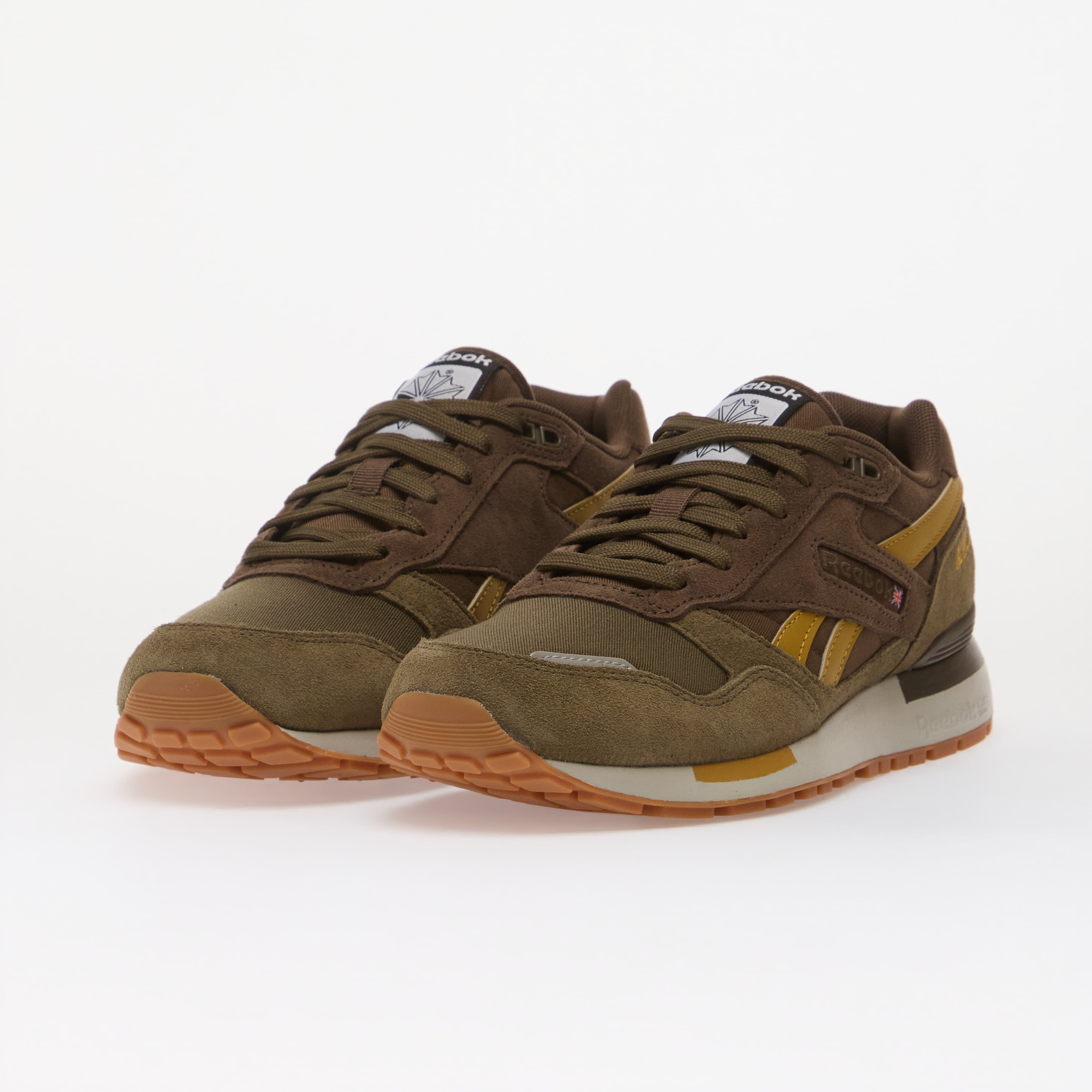 Reebok Сникърси GL1600 Khaki Brown/ Chocolate/ Trophy Gold