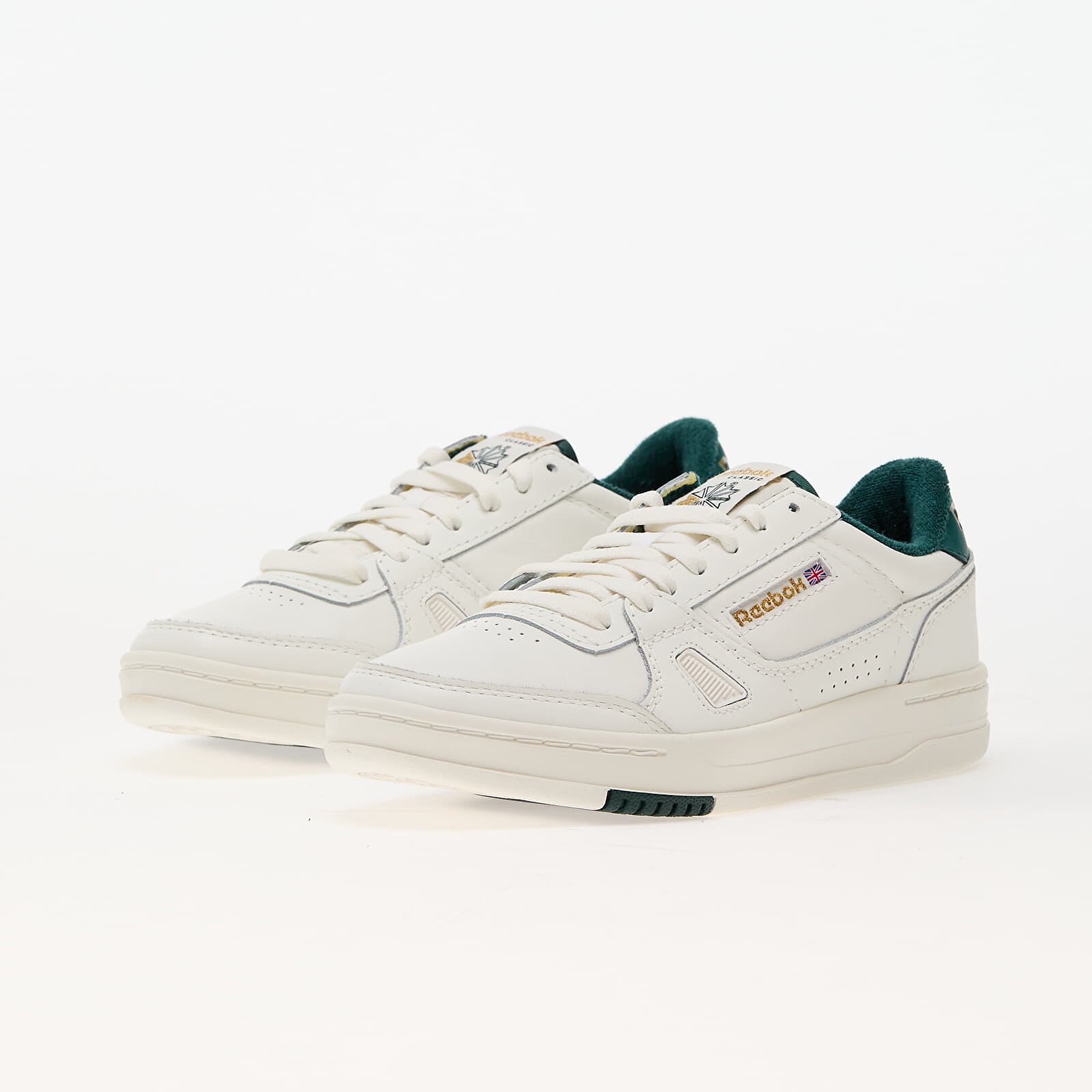 Reebok Сникърси Lt Court Chalk/ Vintage Chalk/ Green