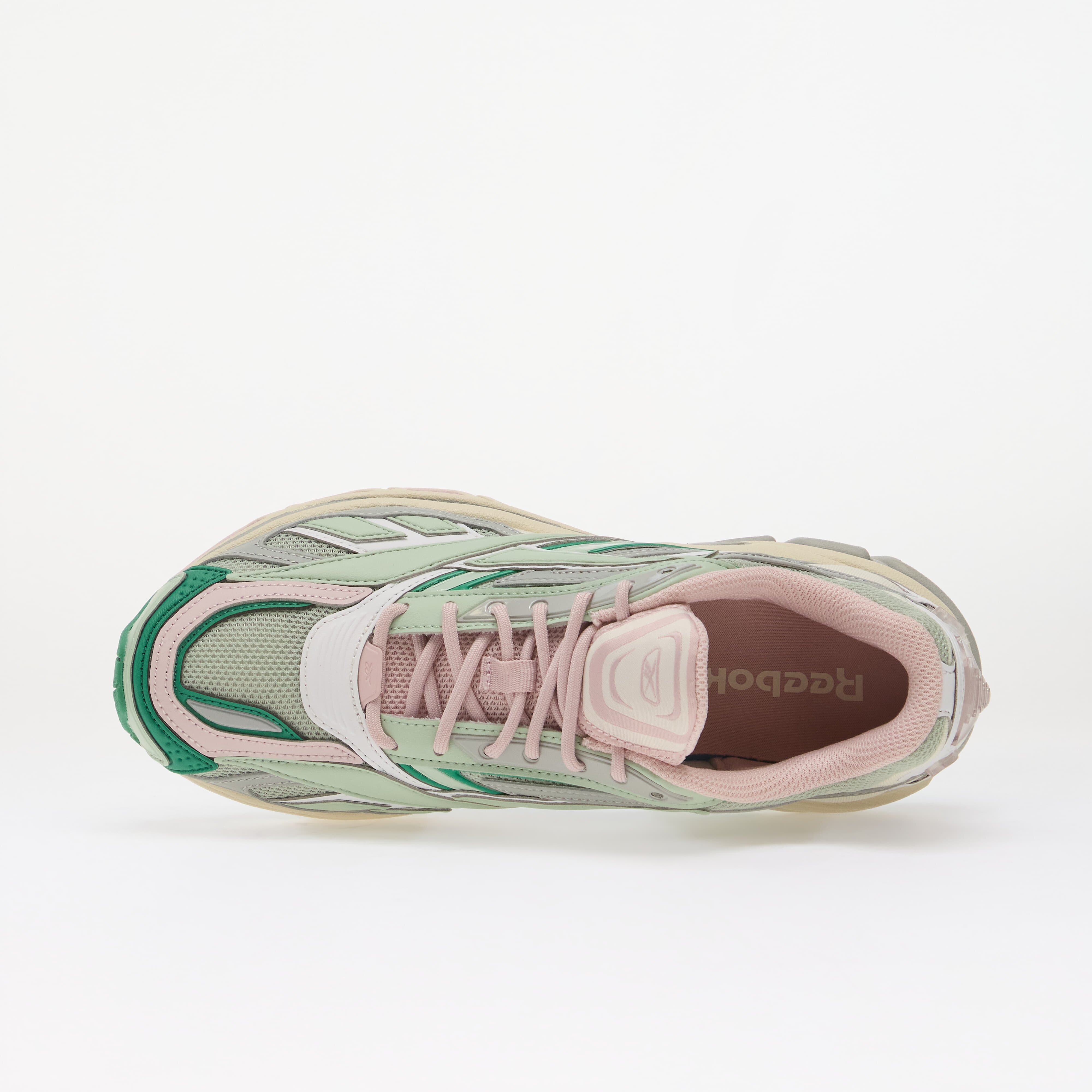 Reebok Сникърси Premier Road Ultra SV Light Sage/ Elemental Pink/ Vintage Chalk