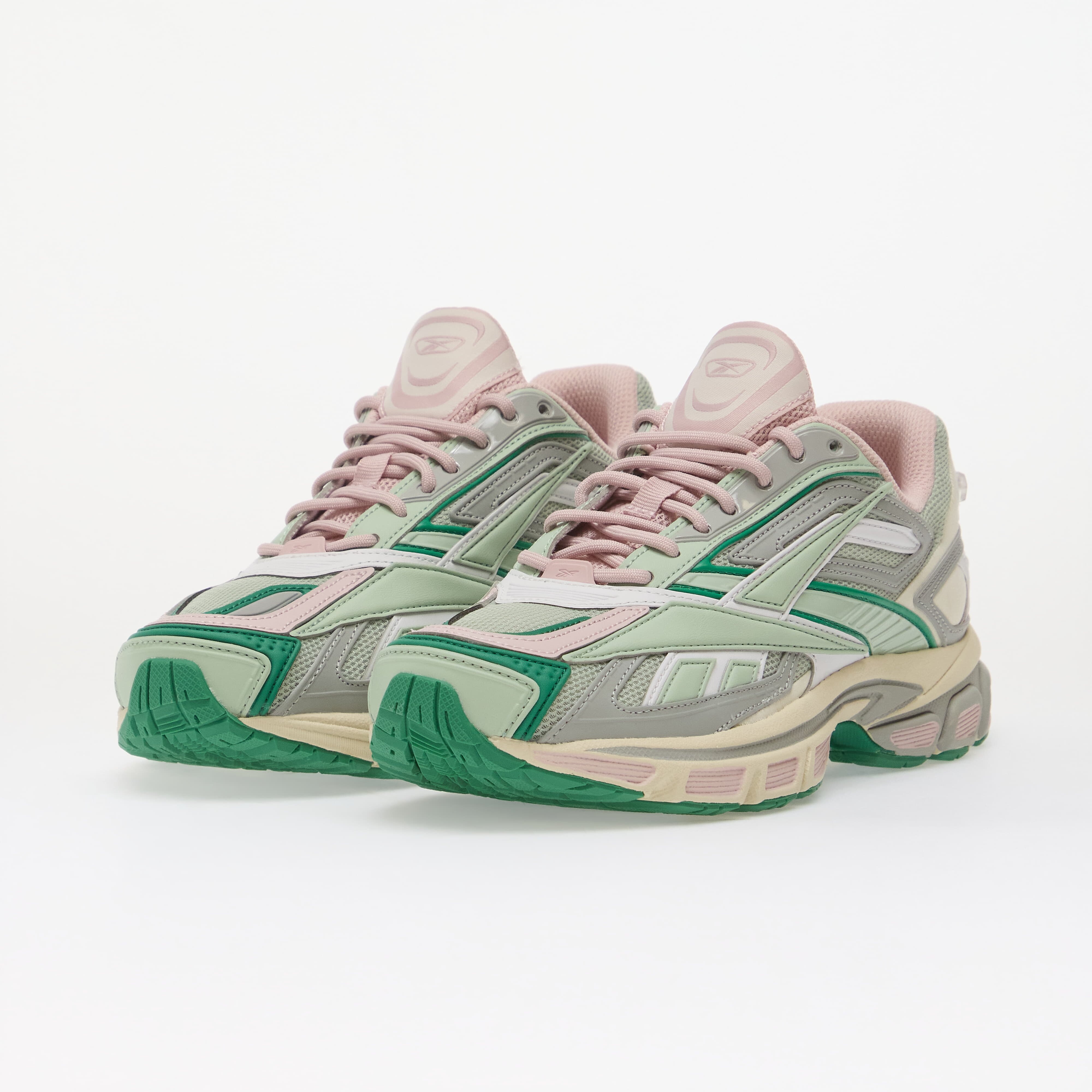 Reebok Сникърси Premier Road Ultra SV Light Sage/ Elemental Pink/ Vintage Chalk