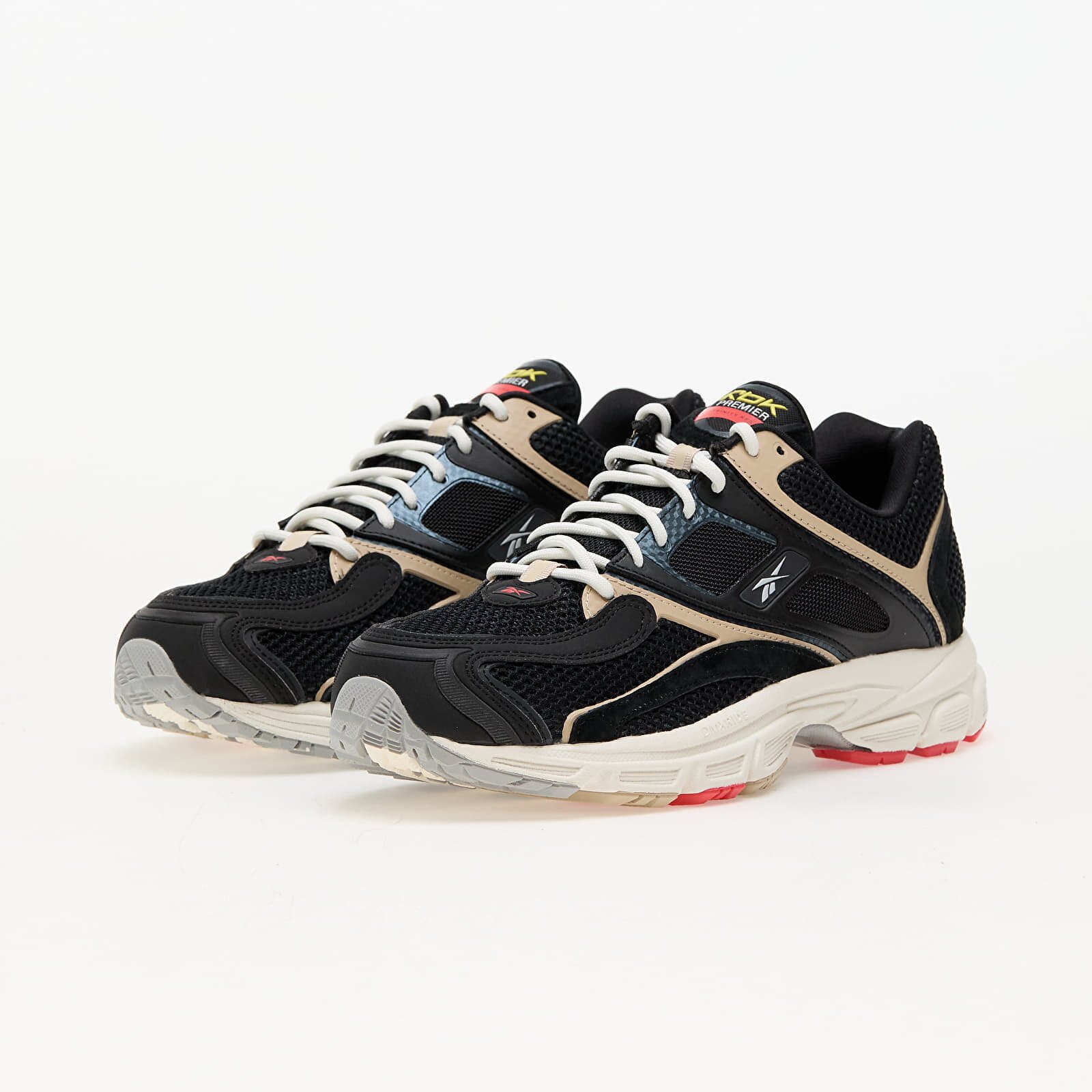 Reebok Сникърси Premier Trinity Kfs Core Black/ Chalk/ Dynred