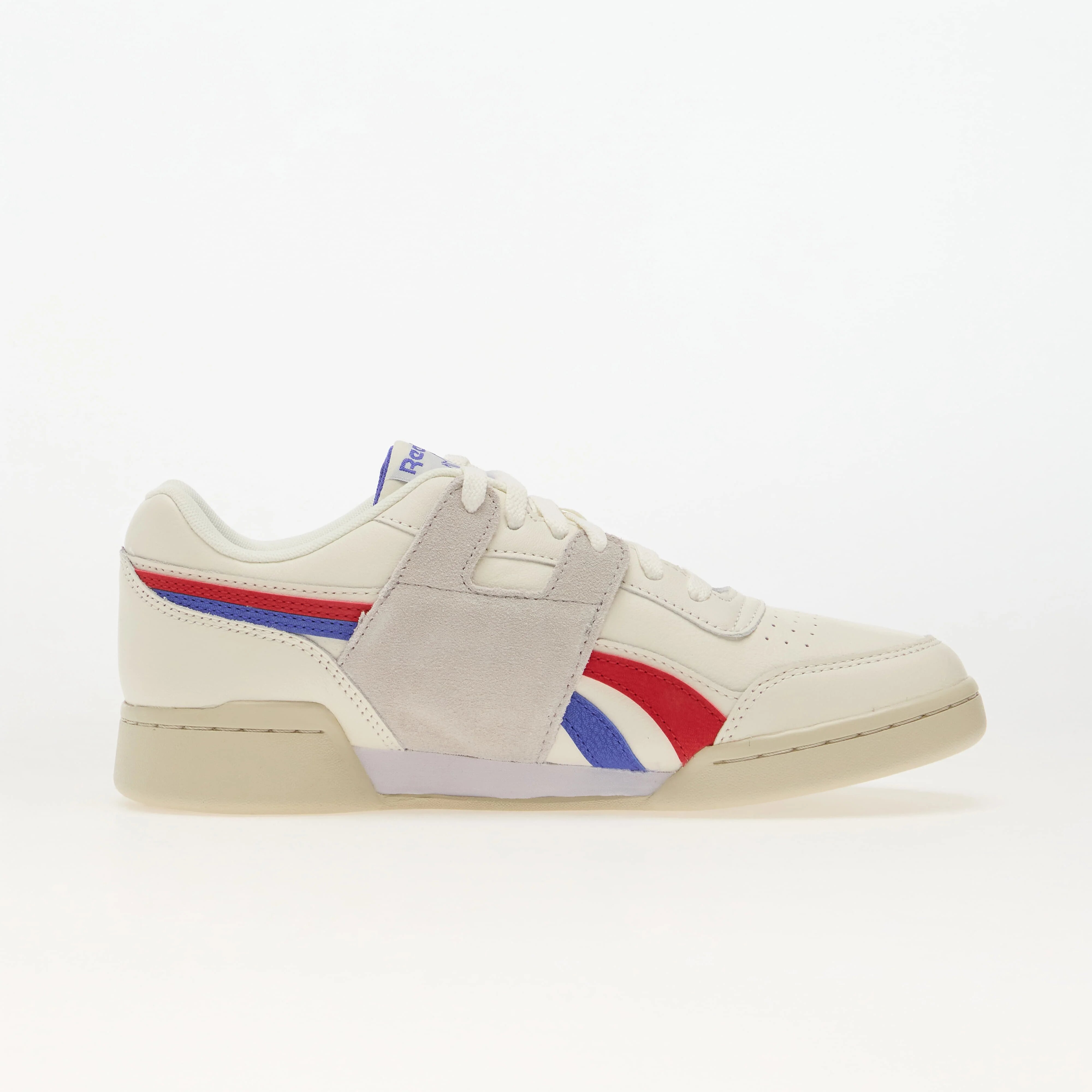 Reebok Сникърси Workout Plus Chalk/ Breakout Blue/ Vector Red