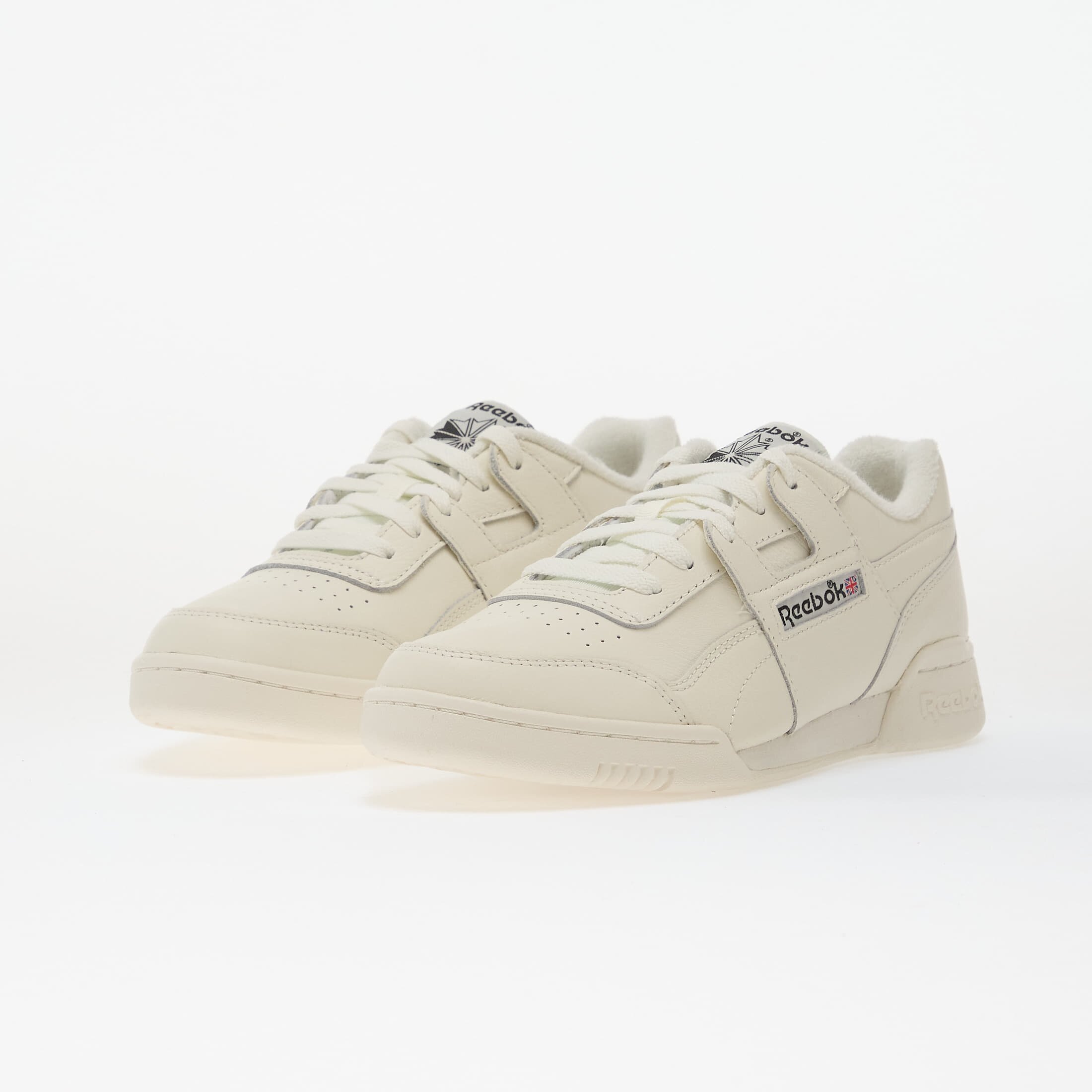 Reebok Сникърси Workout Plus Chalk/ Chalk/ Black