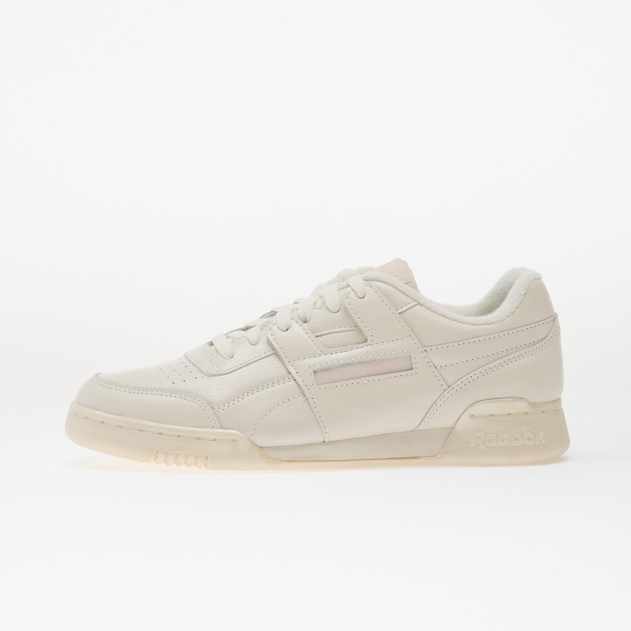 Reebok Сникърси Workout Plus Chalk/ Chalk/ Pure Pink
