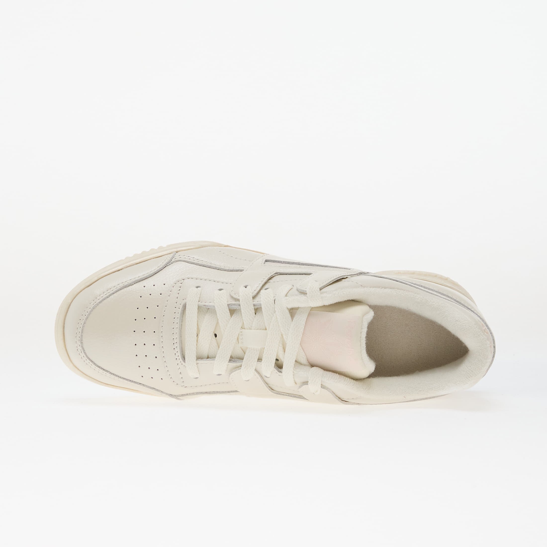 Reebok Сникърси Workout Plus Chalk/ Chalk/ Pure Pink