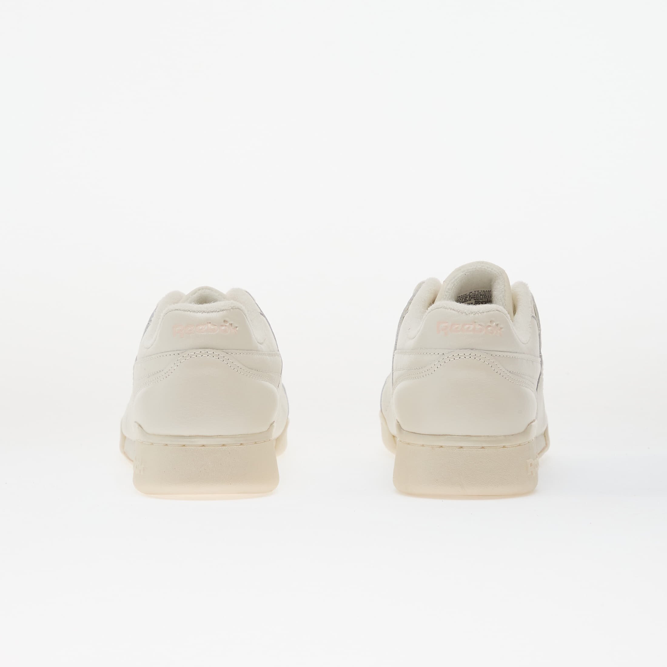 Reebok Сникърси Workout Plus Chalk/ Chalk/ Pure Pink