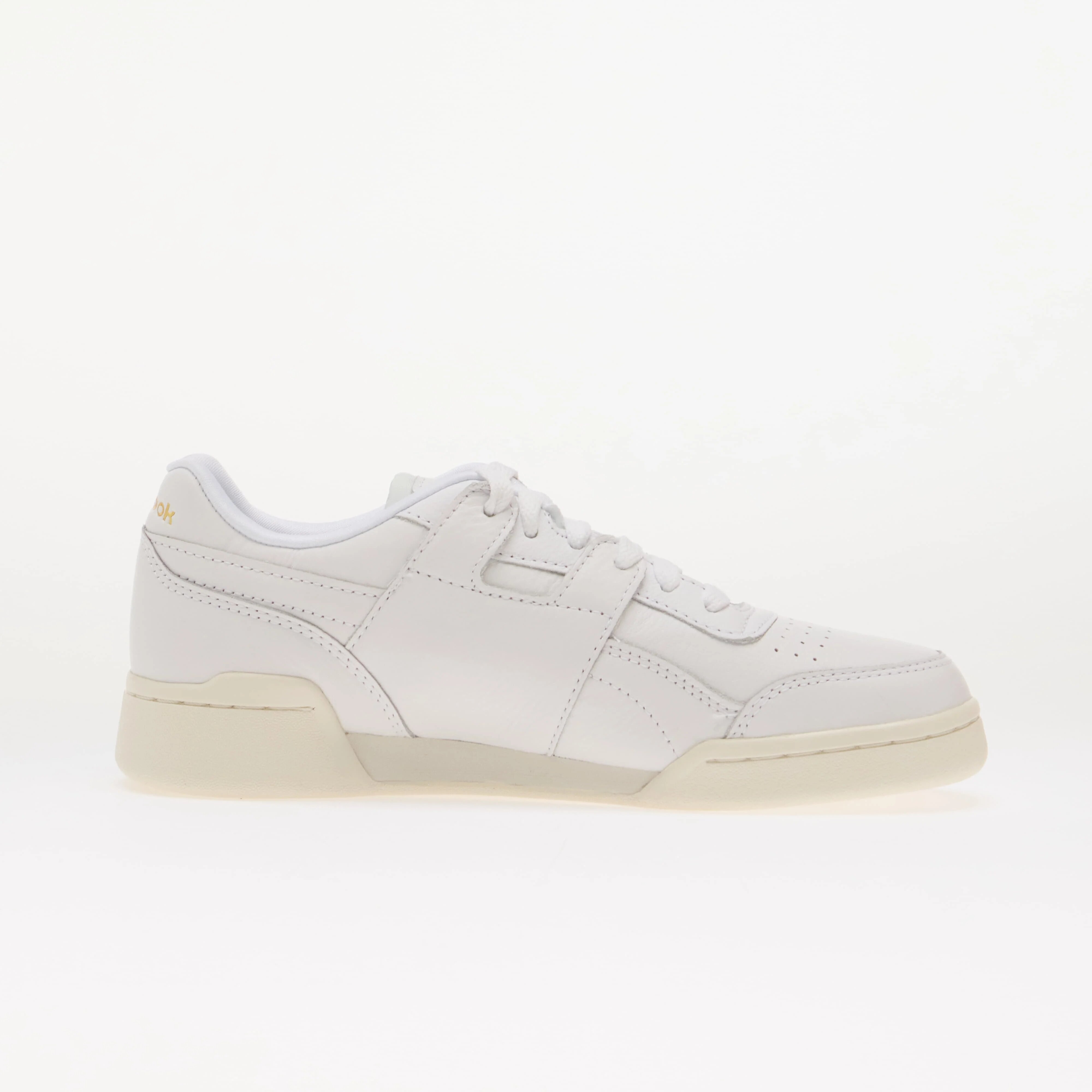 Reebok Сникърси Workout Plus Chalk/ Gold/ Ftwr White