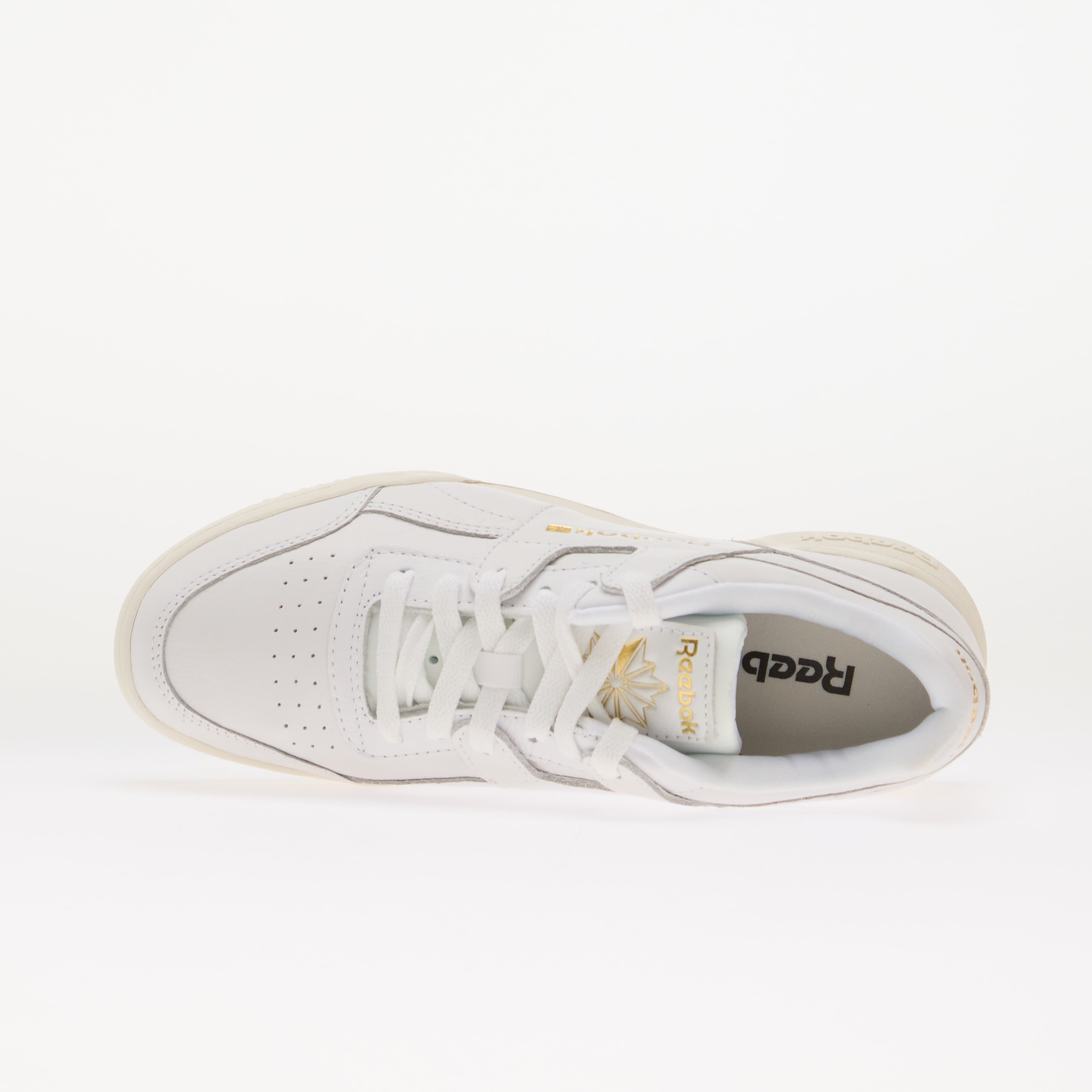Reebok Сникърси Workout Plus Chalk/ Gold/ Ftwr White