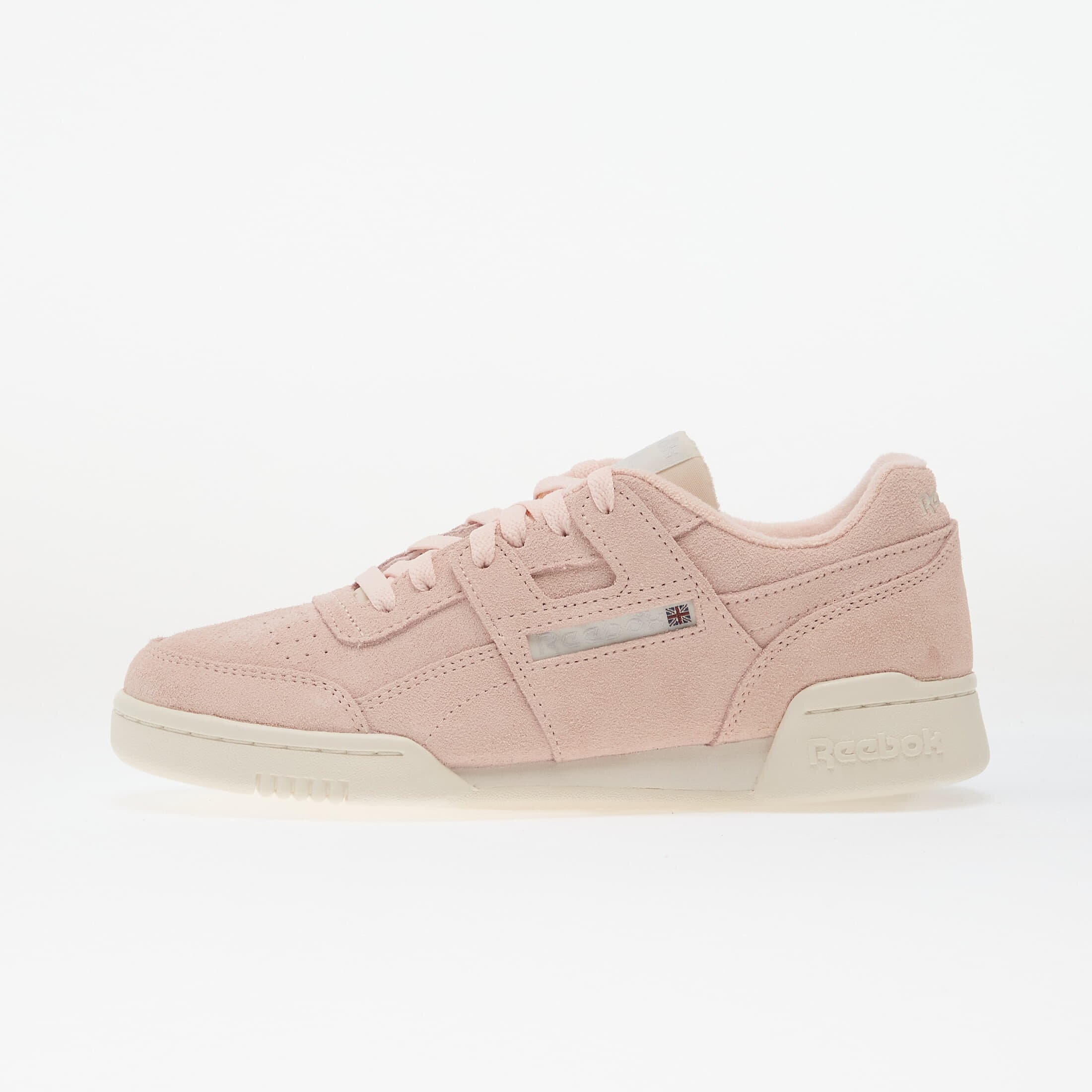 Reebok Сникърси Workout Plus Pure Pink/ Chalk/ Chalk