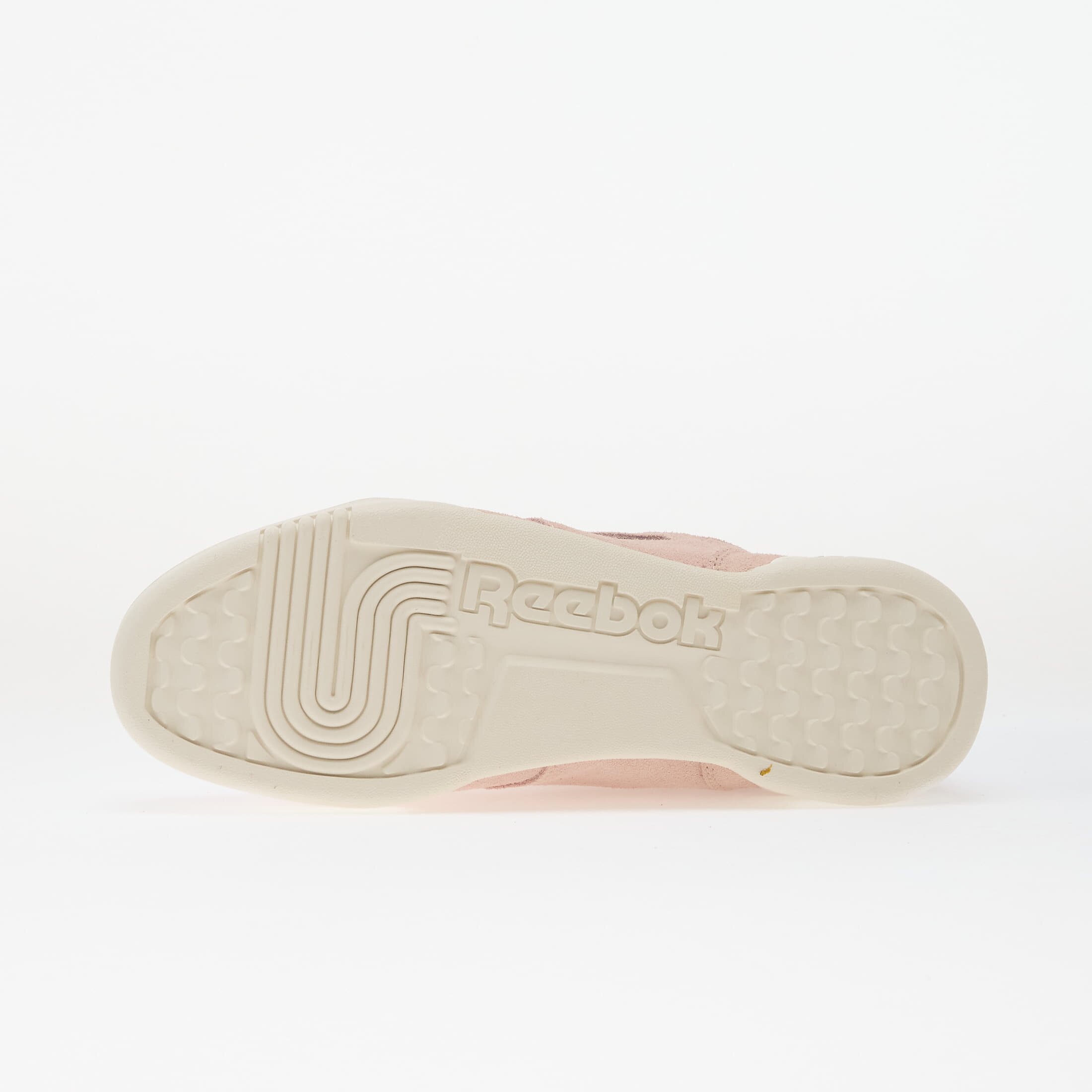 Reebok Сникърси Workout Plus Pure Pink/ Chalk/ Chalk