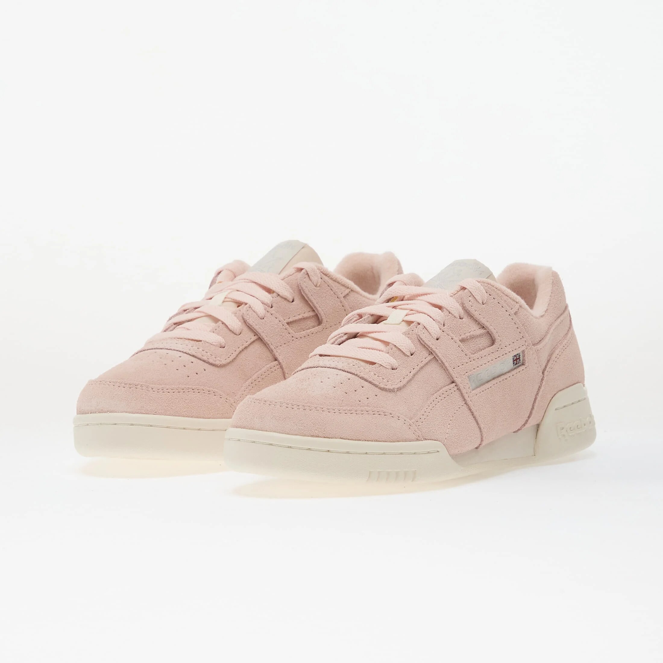 Reebok Сникърси Workout Plus Pure Pink/ Chalk/ Chalk