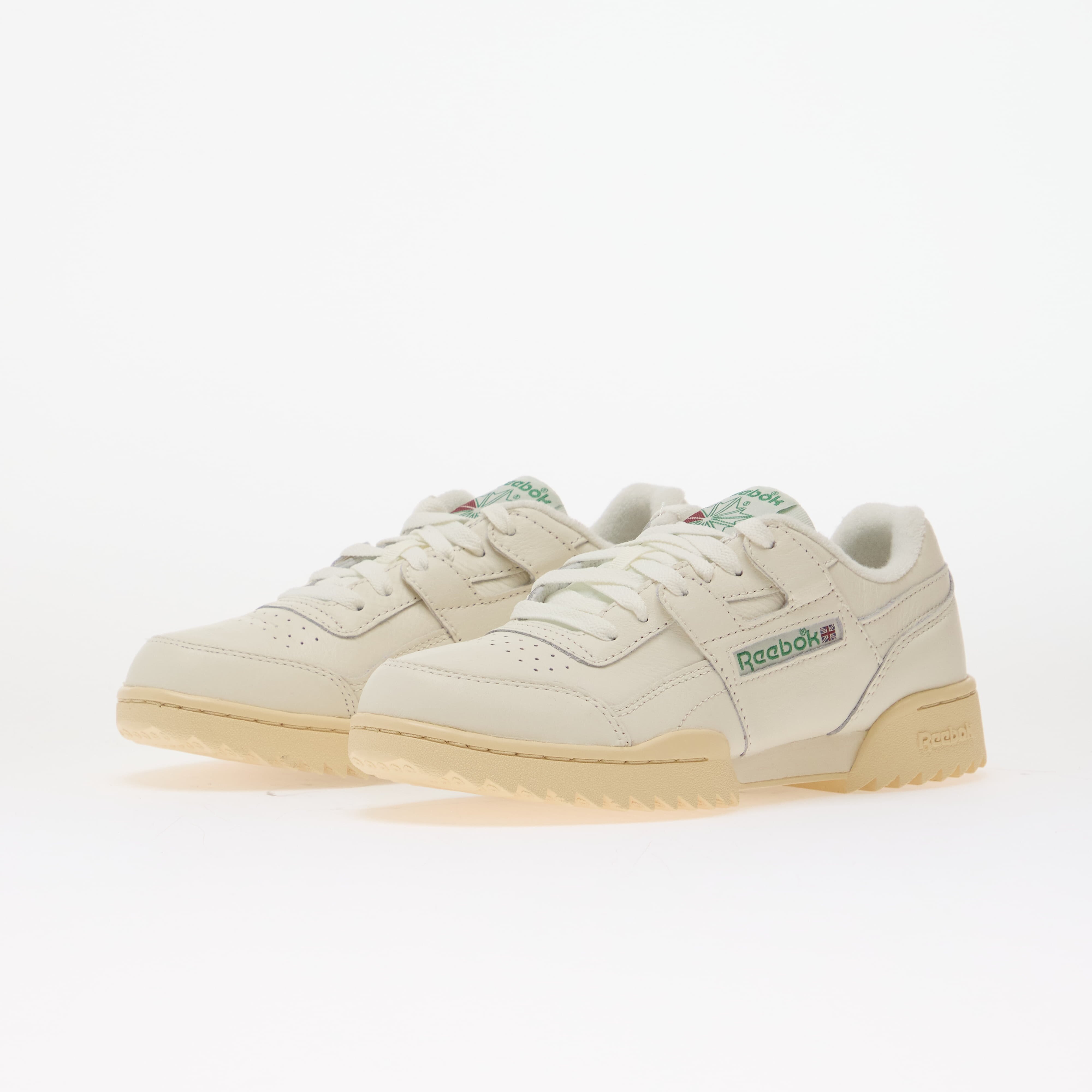 Reebok Сникърси Workout Plus Ripple Chalk/ Vintagechalk/ Paperwhite