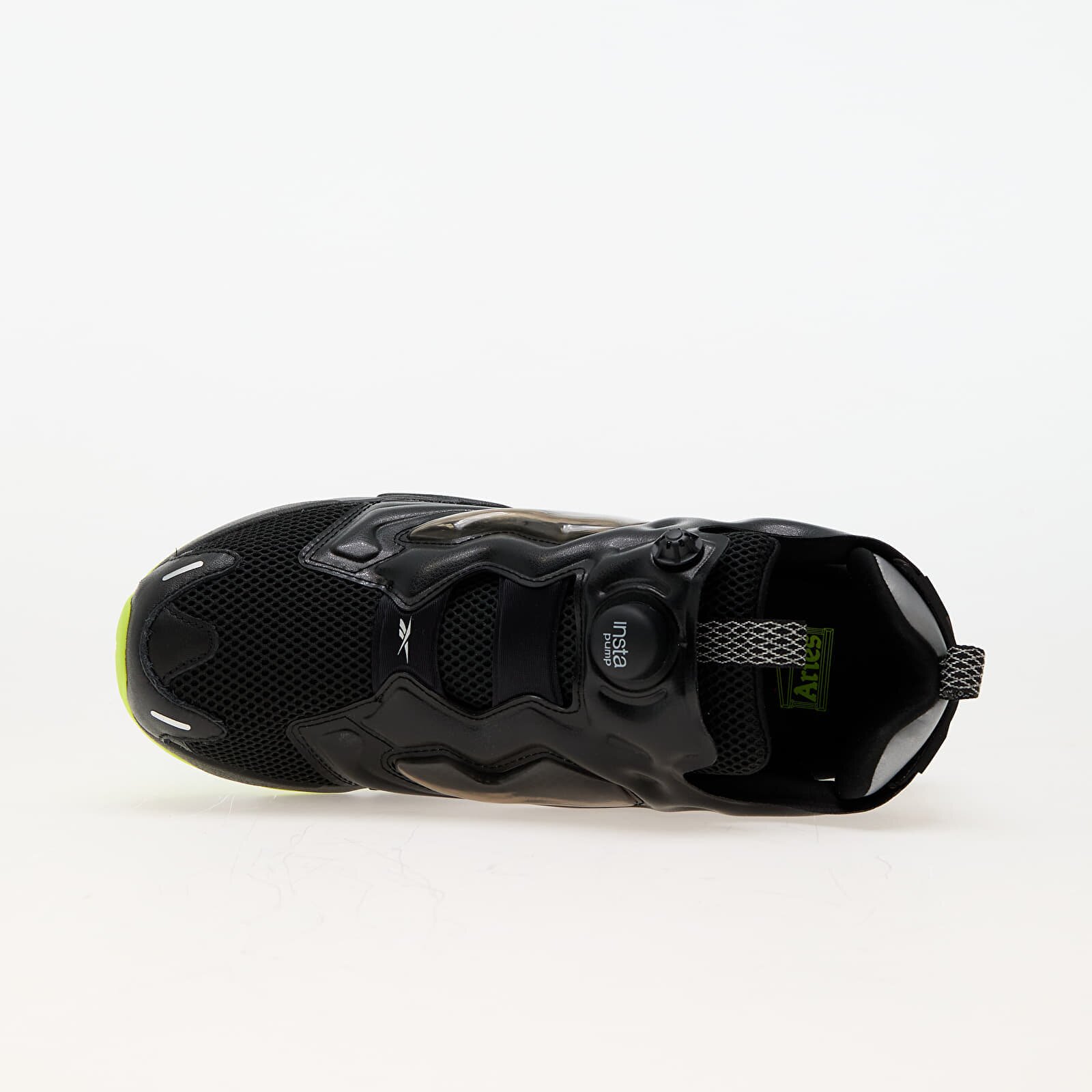 Reebok Сникърси x Aries Instapump Fury 94 LTD Black/ Grey/ Lime