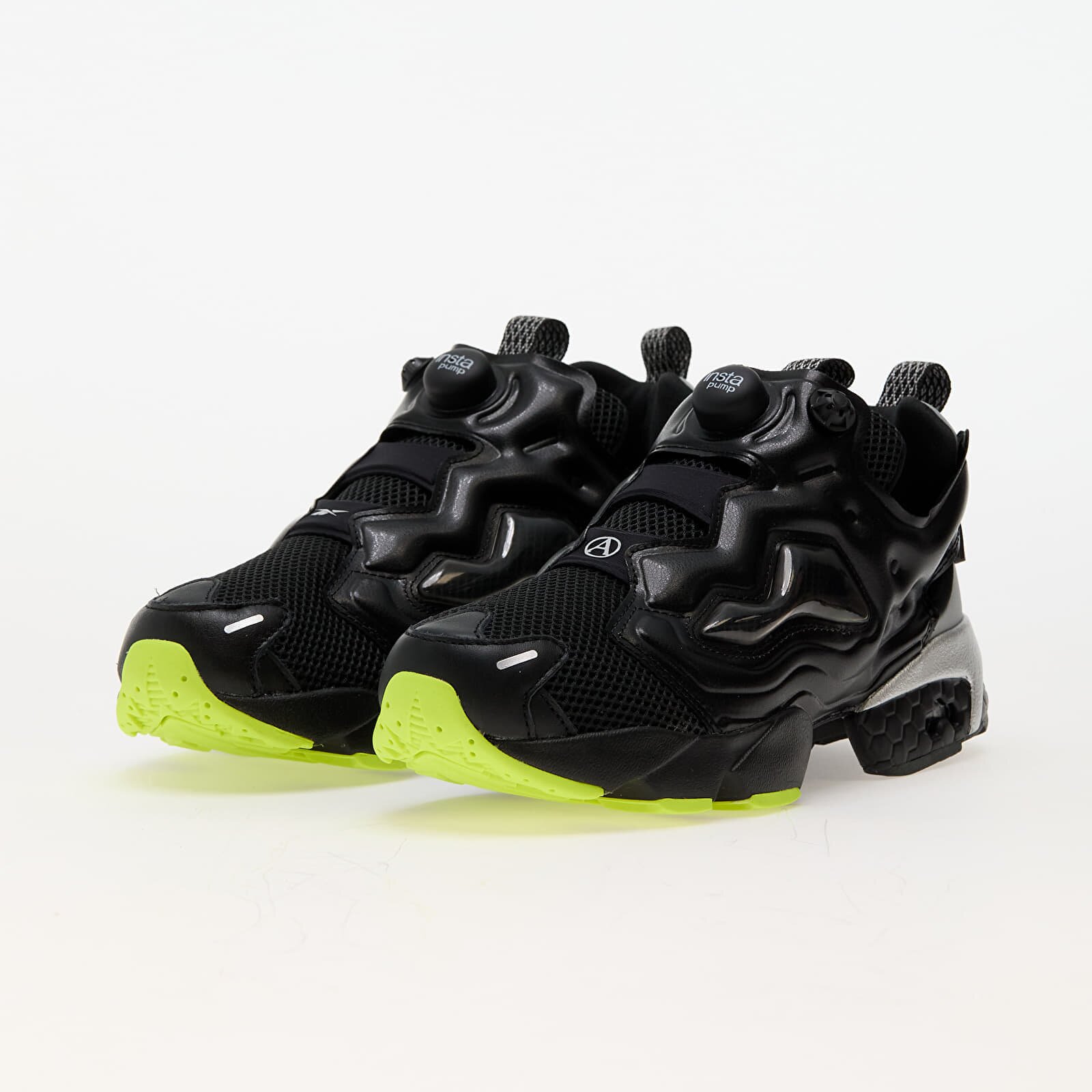 Reebok Сникърси x Aries Instapump Fury 94 LTD Black/ Grey/ Lime
