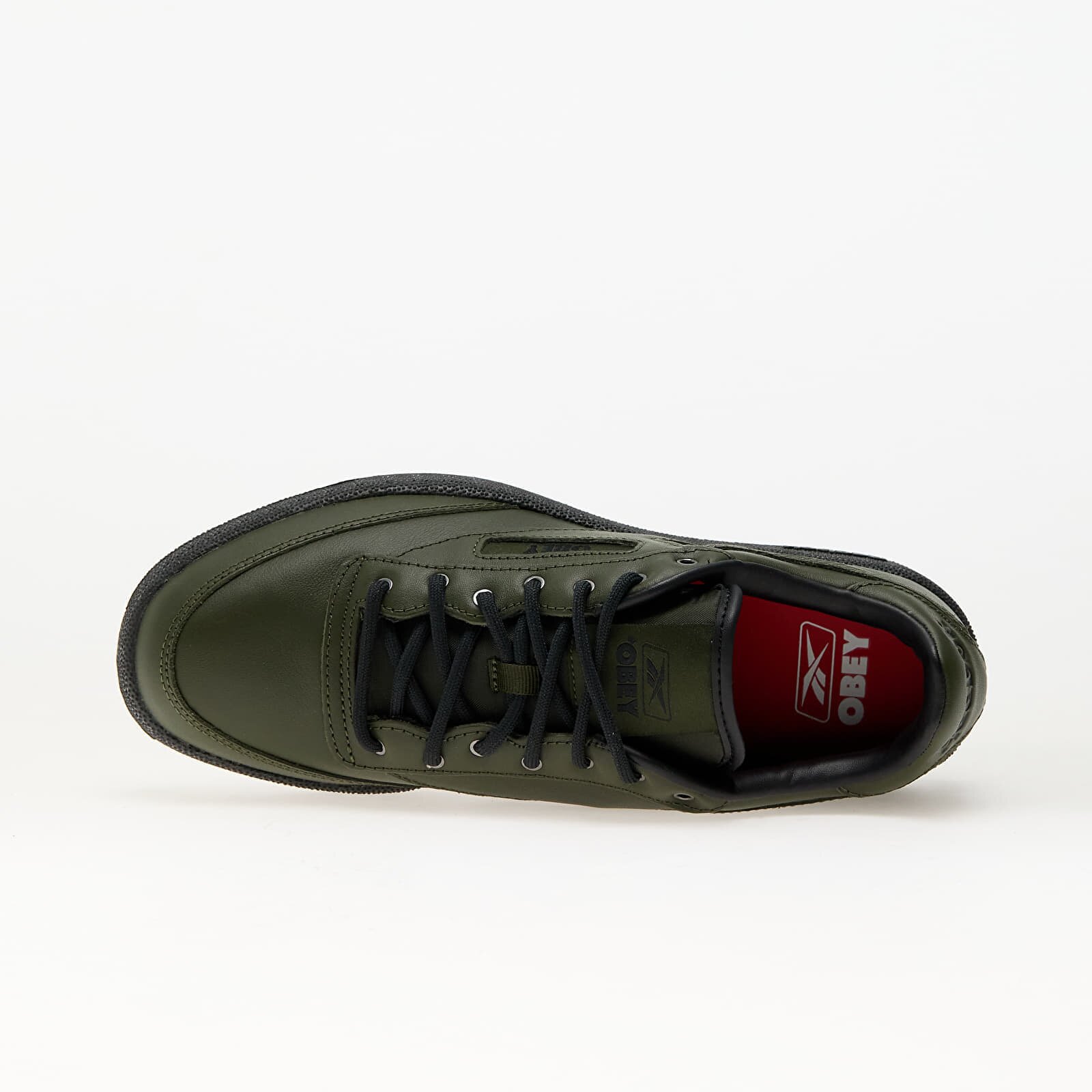 Reebok Сникърси x OBEY Club C 85 LTD Green/ Black/ Red