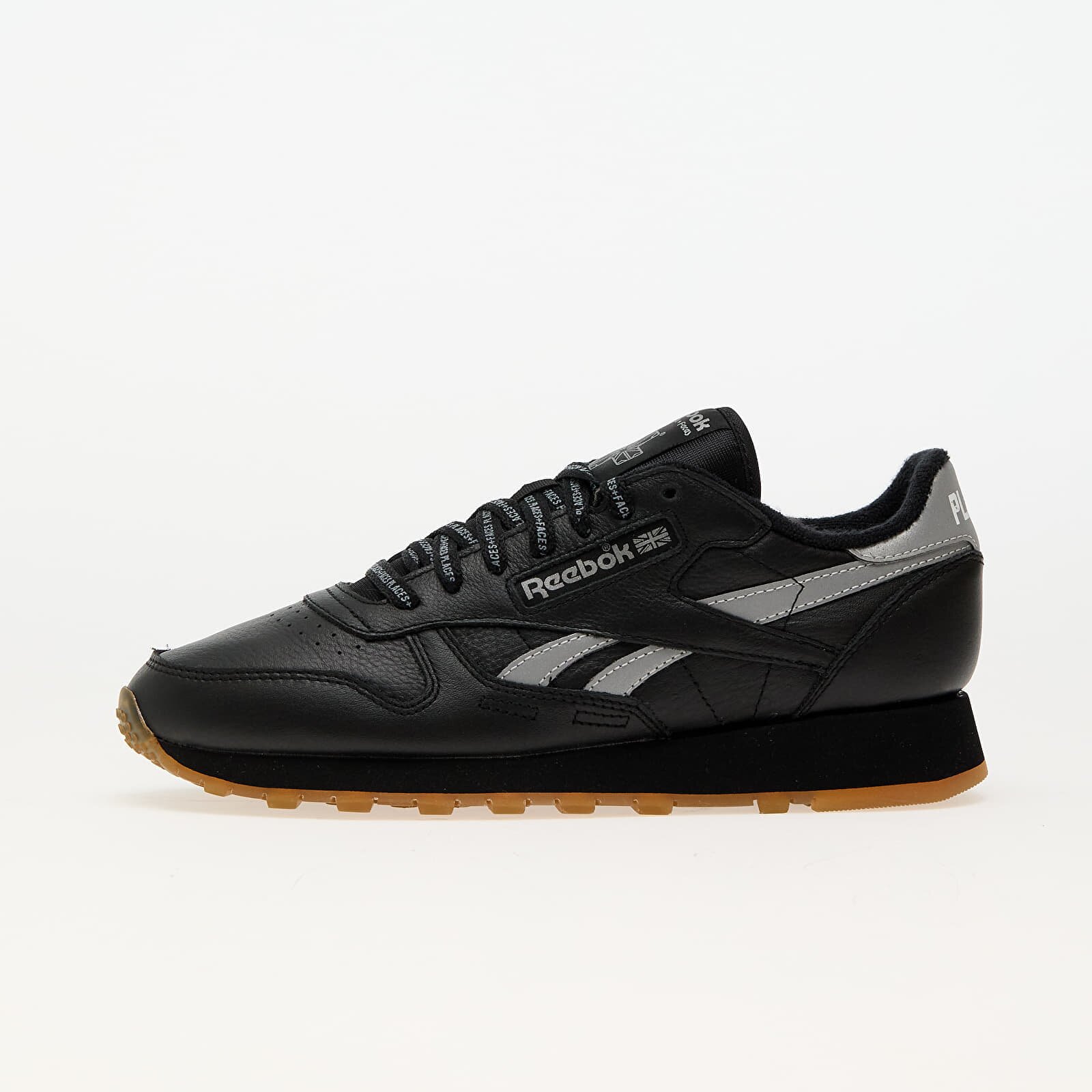 Reebok Сникърси x Places + Faces Classic Leather Catalyst LTD Black/ Silver/ White