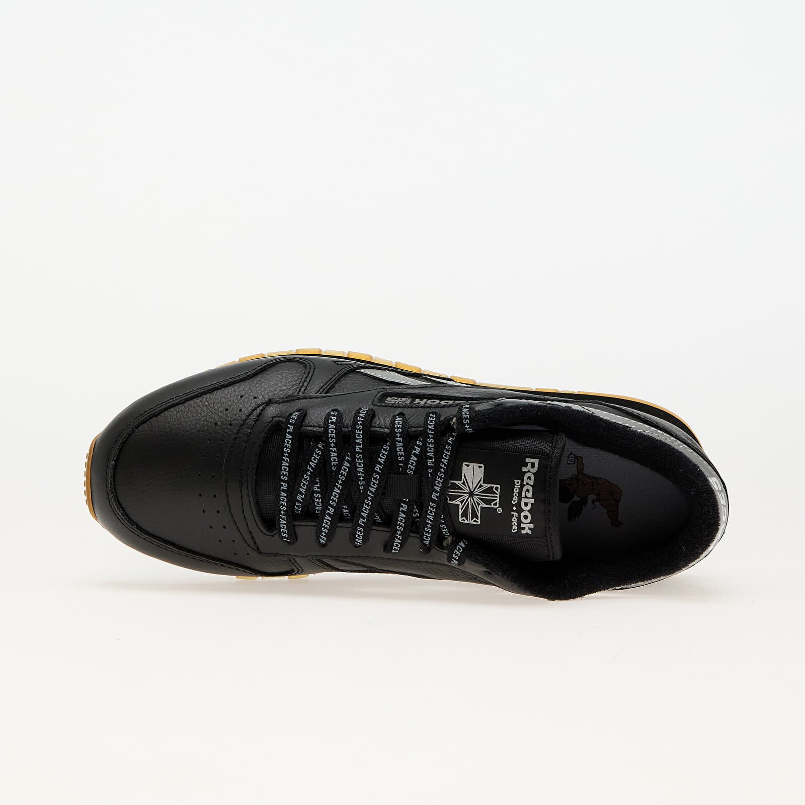 Reebok Сникърси x Places + Faces Classic Leather Catalyst LTD Black/ Silver/ White