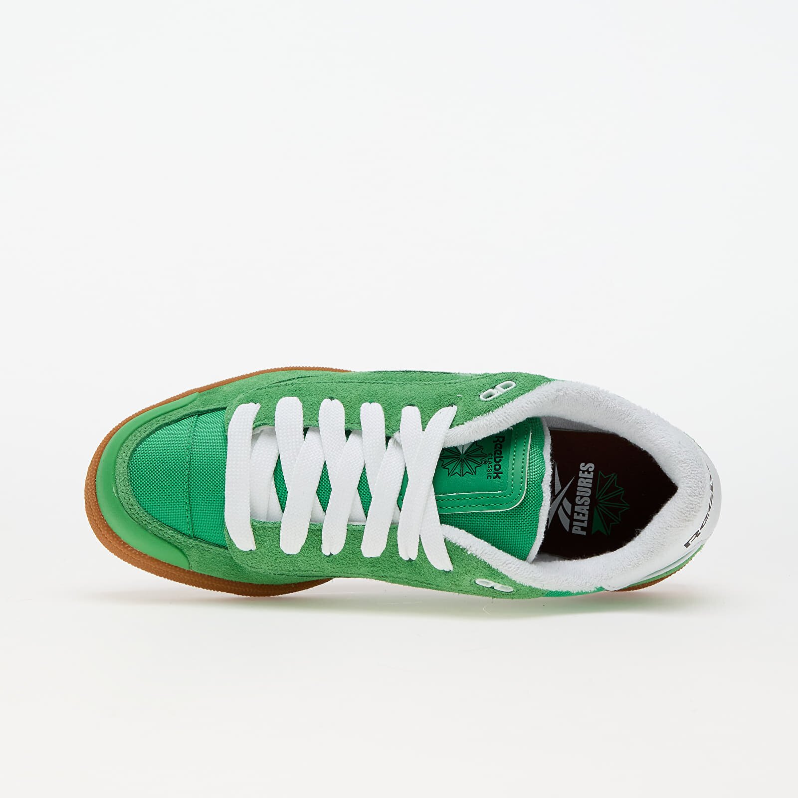 Reebok Сникърси x Pleasures Club C Bulc LTD Spring Green/ White/ Gum