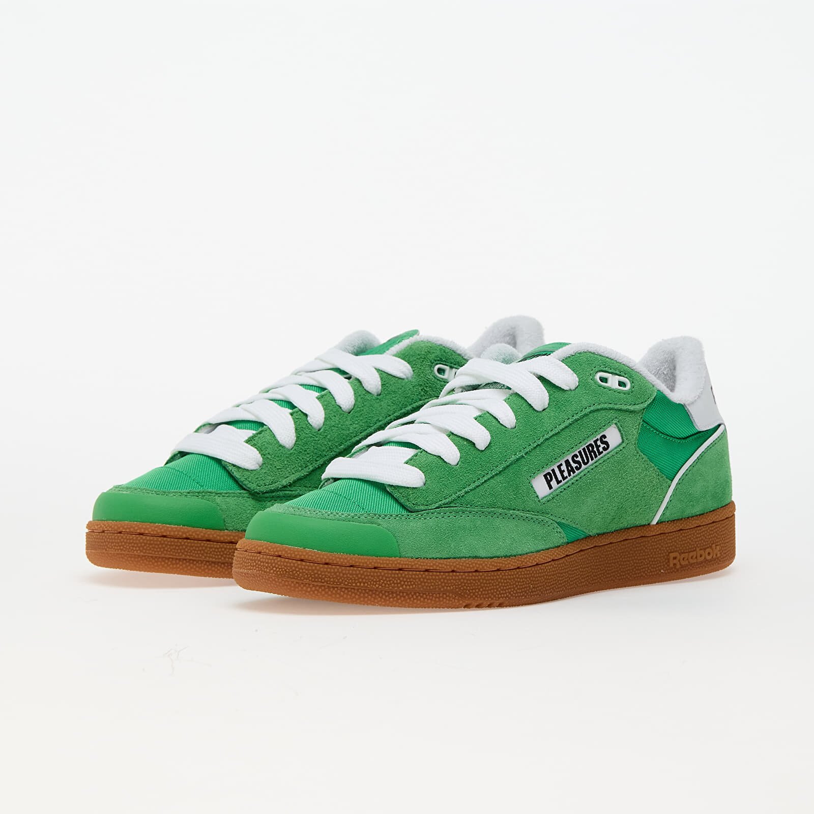 Reebok Сникърси x Pleasures Club C Bulc LTD Spring Green/ White/ Gum