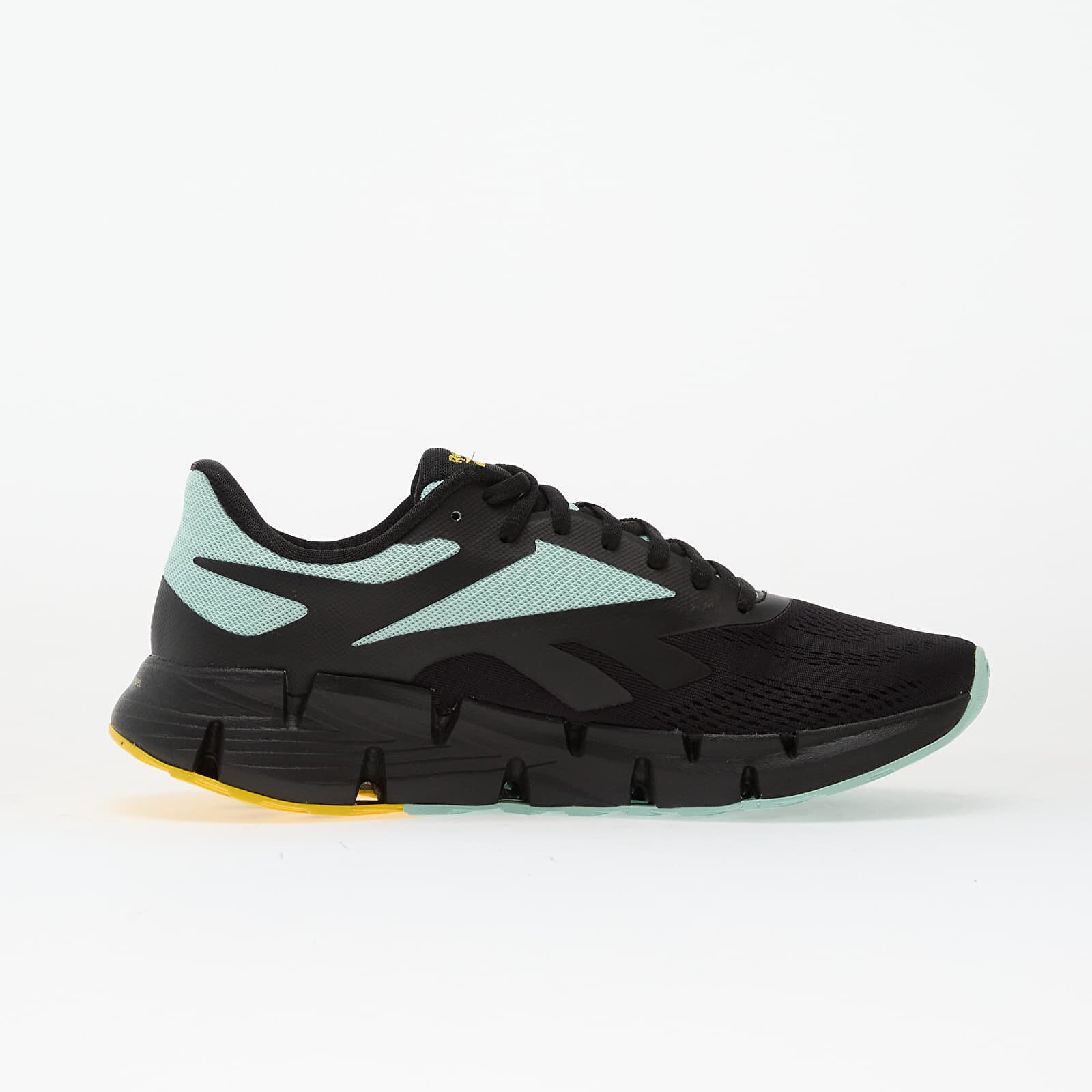 Reebok Сникърси Zig Dynamica 6 Core Black/ Glitch Aqua/ Golden Haze