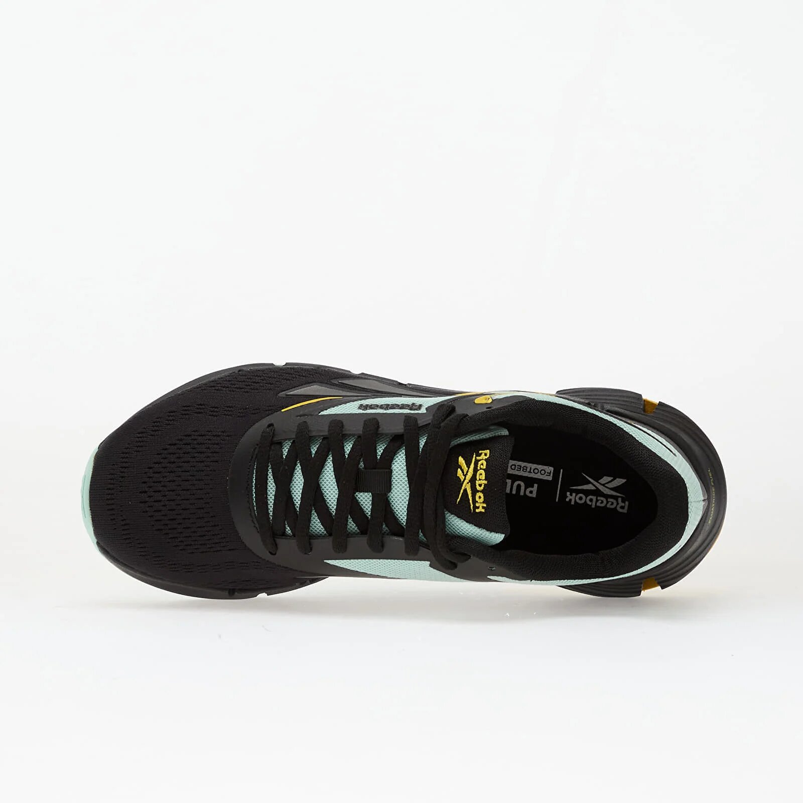 Reebok Сникърси Zig Dynamica 6 Core Black/ Glitch Aqua/ Golden Haze