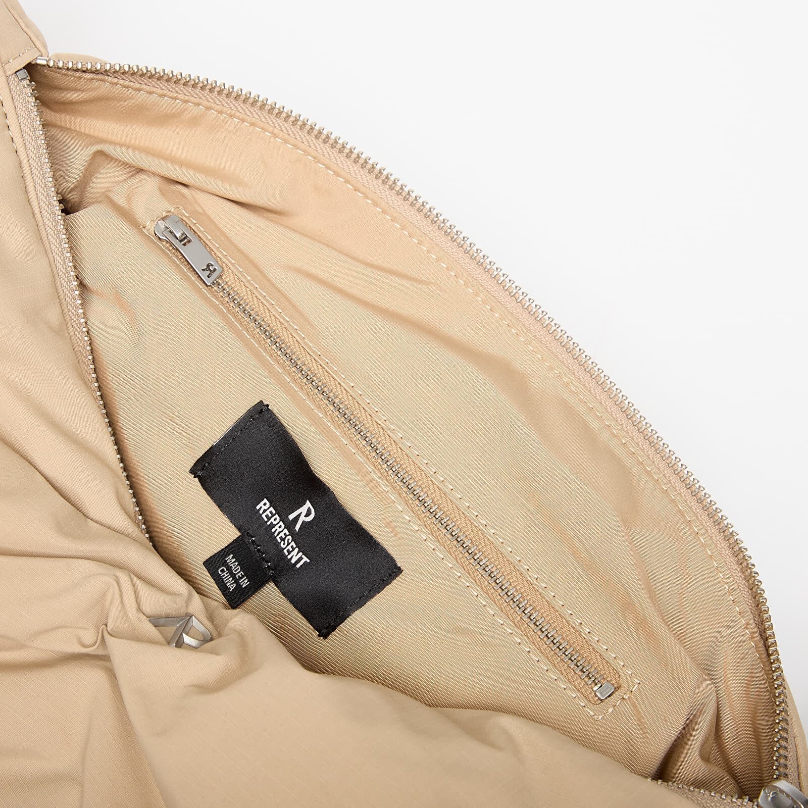 REPRESENT Чантичка за кръста Ripstop Sling Bag Champagne