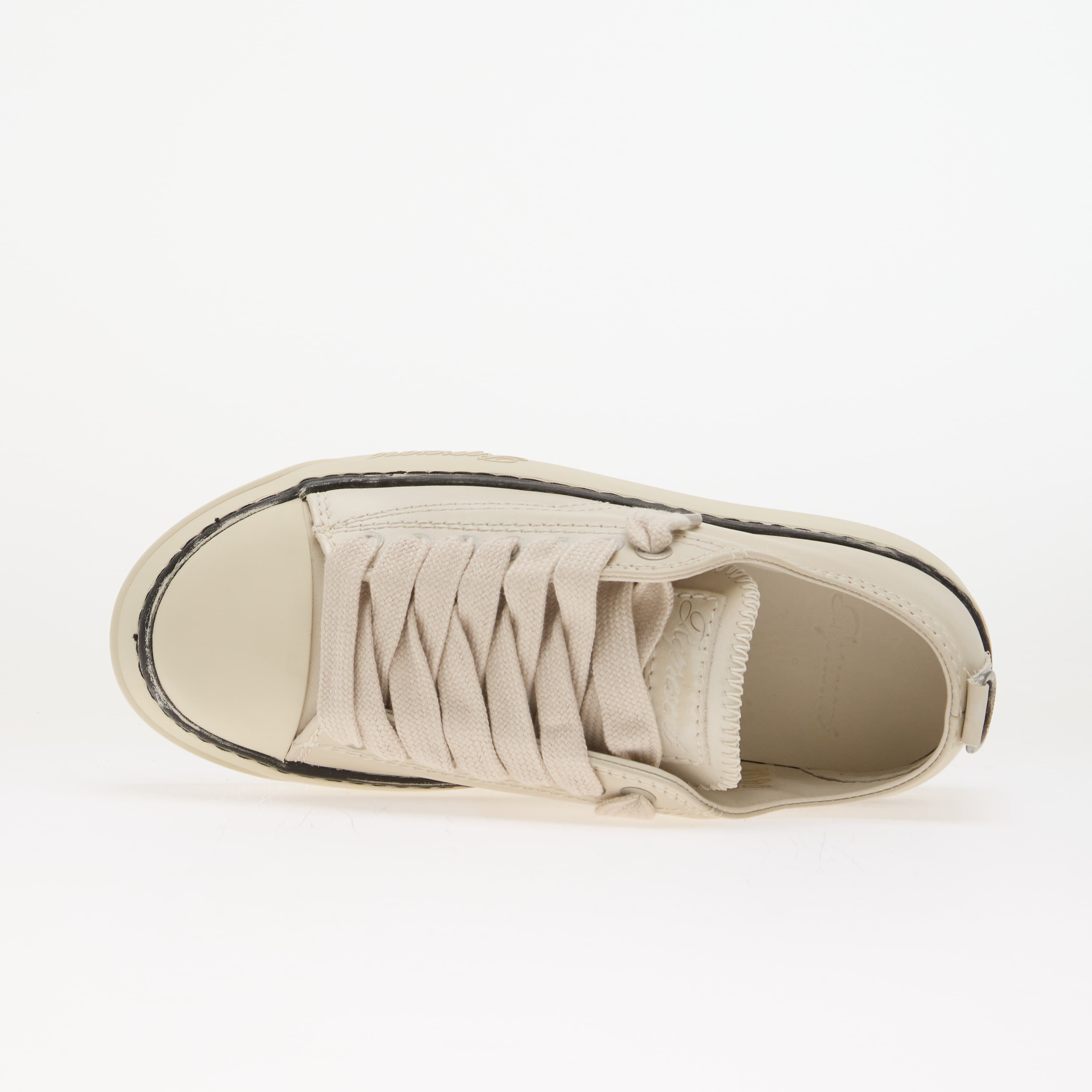 REPRESENT Сникърси Rep-Cap - Leather Flat White