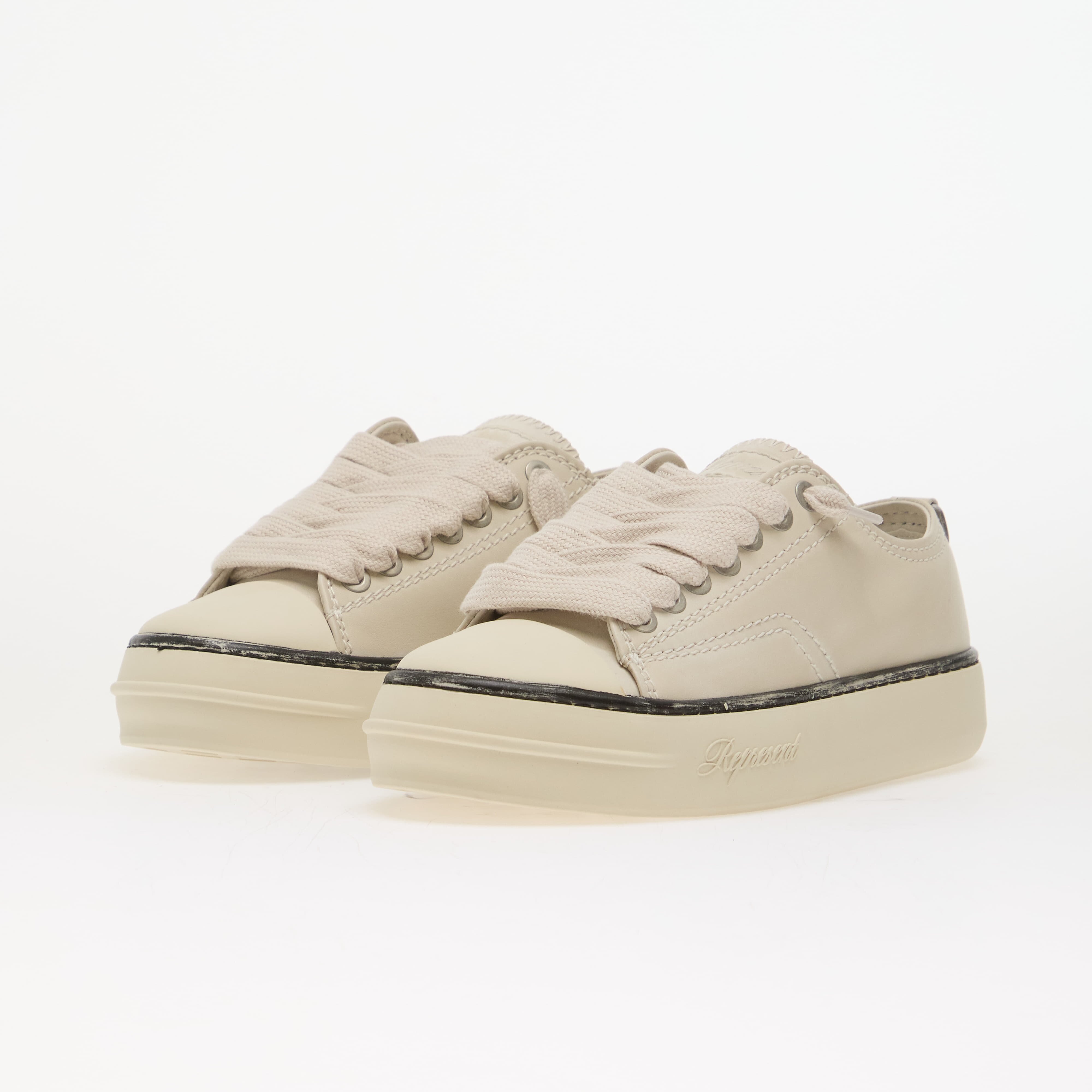 REPRESENT Сникърси Rep-Cap - Leather Flat White