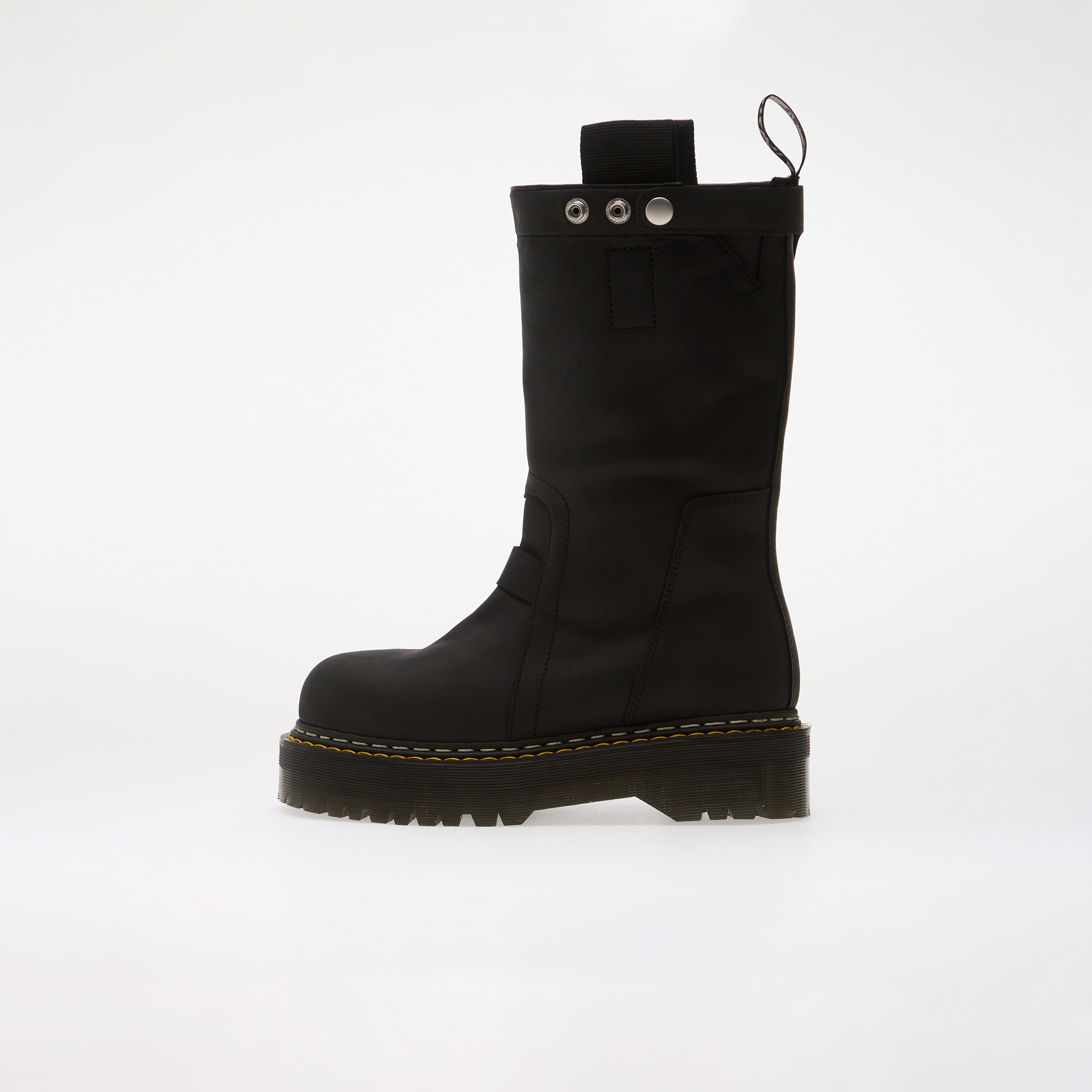 Rick Owens DRKSHDW Обувки x Dr. Martens Quad Sole Pull On Boot Black