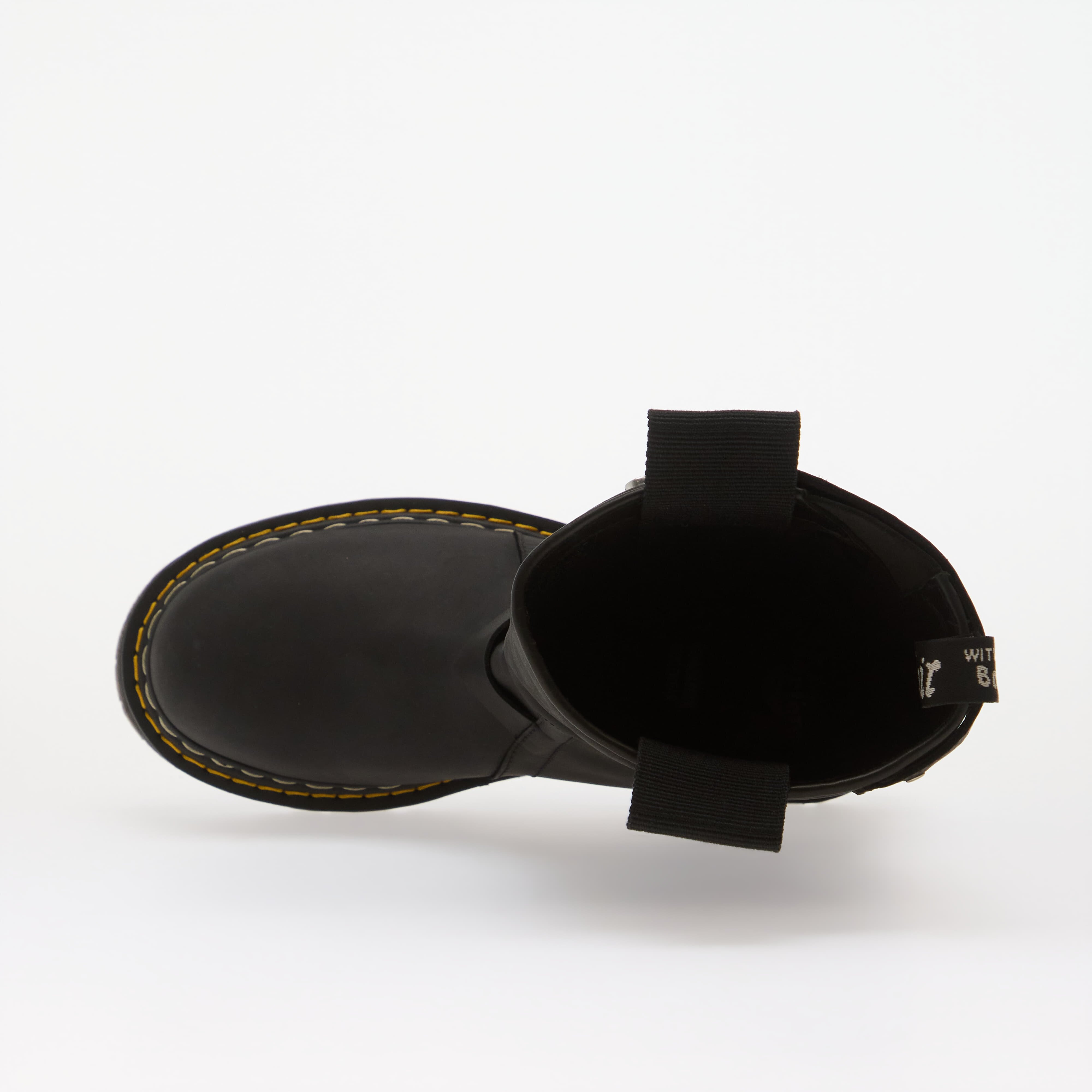 Rick Owens DRKSHDW Обувки x Dr. Martens Quad Sole Pull On Boot Black