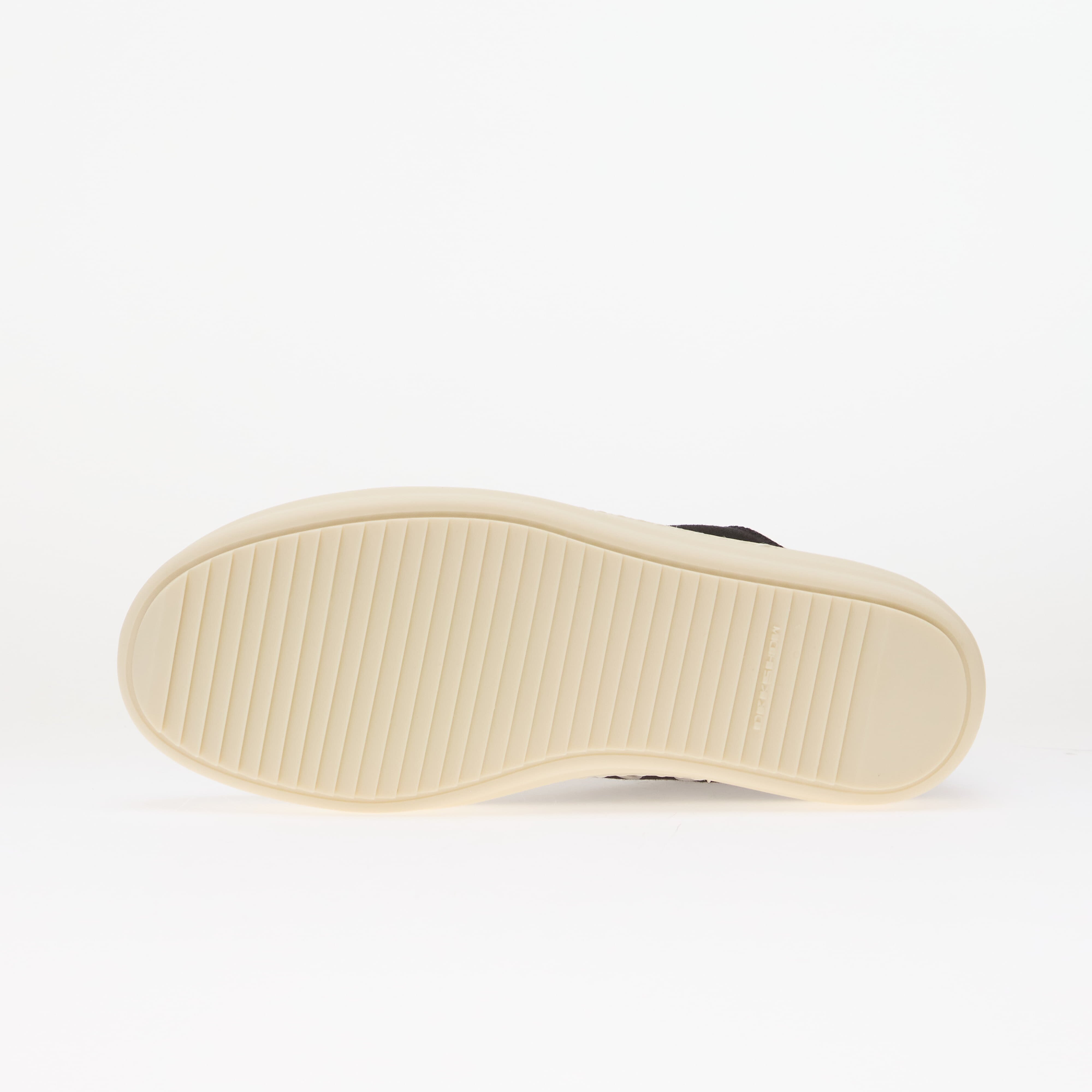 Rick Owens DRKSHDW Сникърси Denim Shoes - Low Sneaks Black/ Milk/ Milk