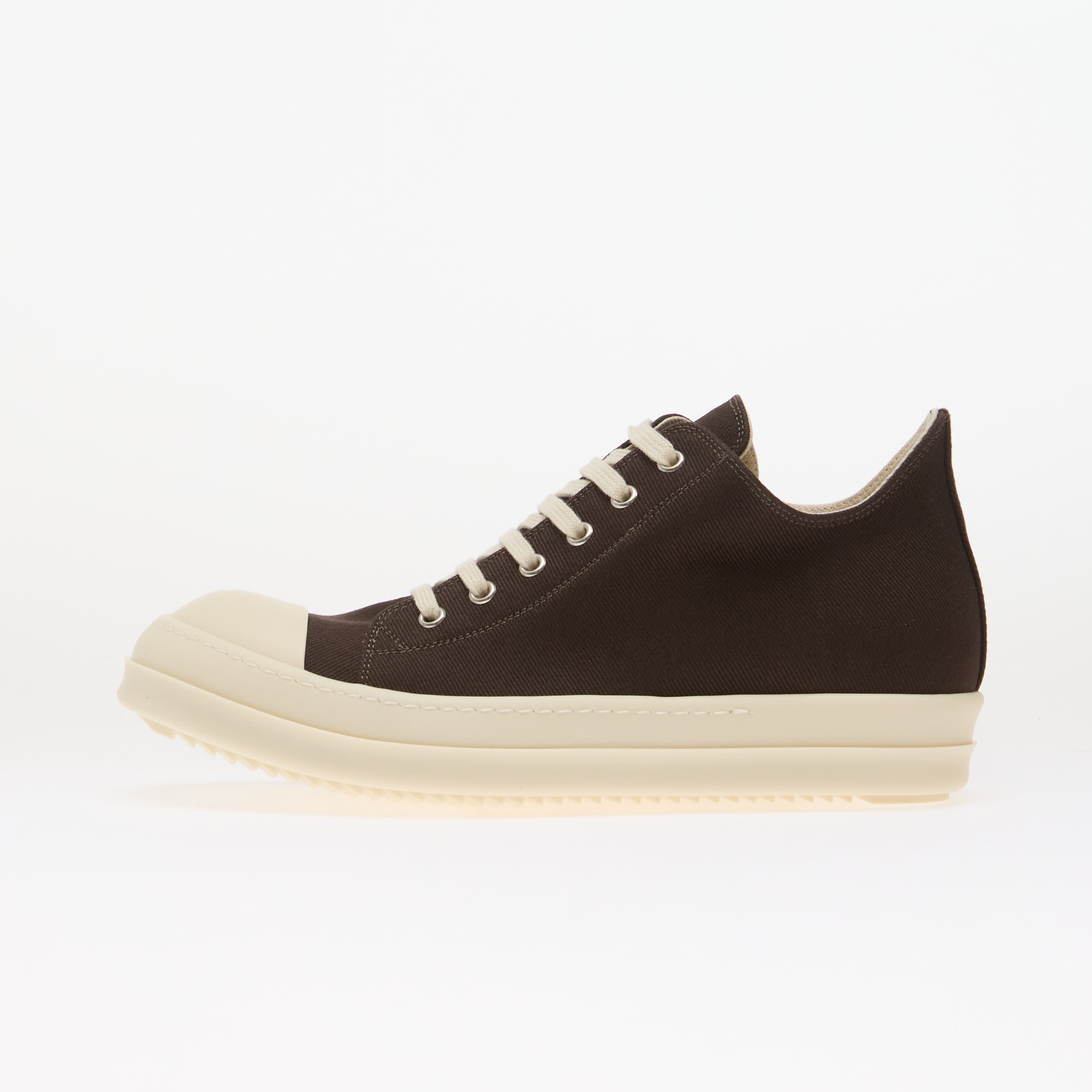 Rick Owens DRKSHDW Сникърси Denim Shoes - Low Sneaks Dark Dust/ Milk/ Milk