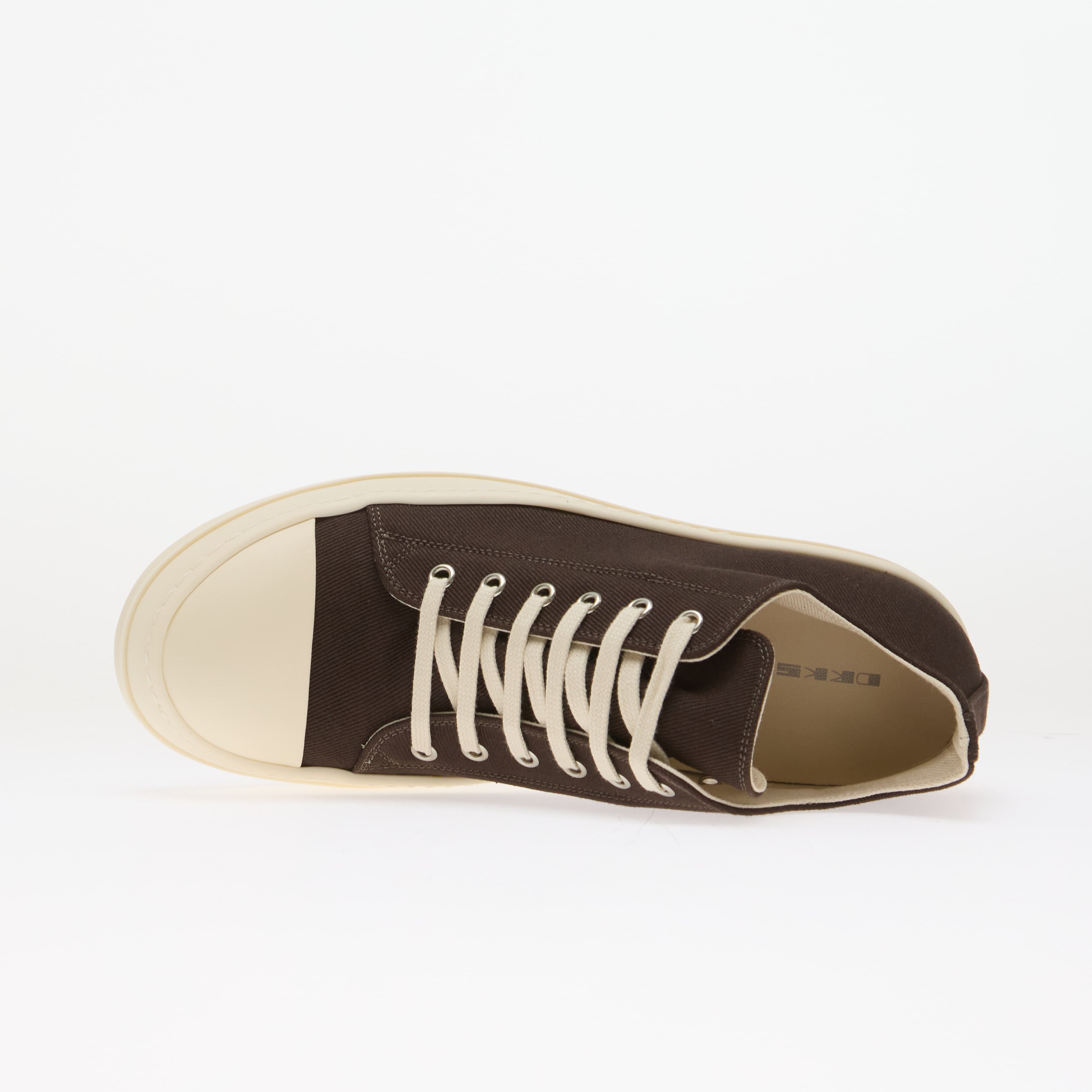 Rick Owens DRKSHDW Сникърси Denim Shoes - Low Sneaks Dark Dust/ Milk/ Milk