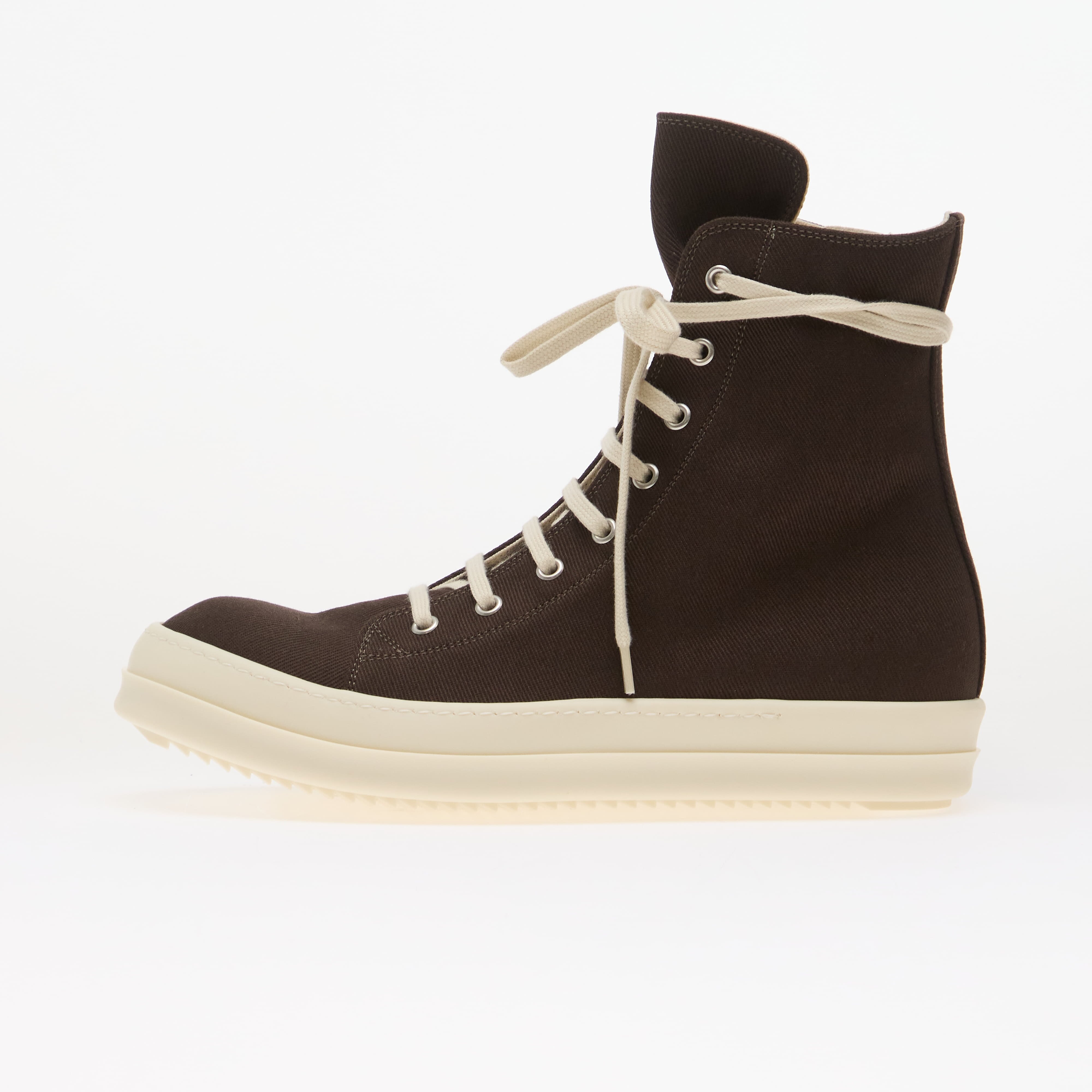 Rick Owens DRKSHDW Сникърси Denim Shoes - Vegan Sneaks Dark Dust/ Milk