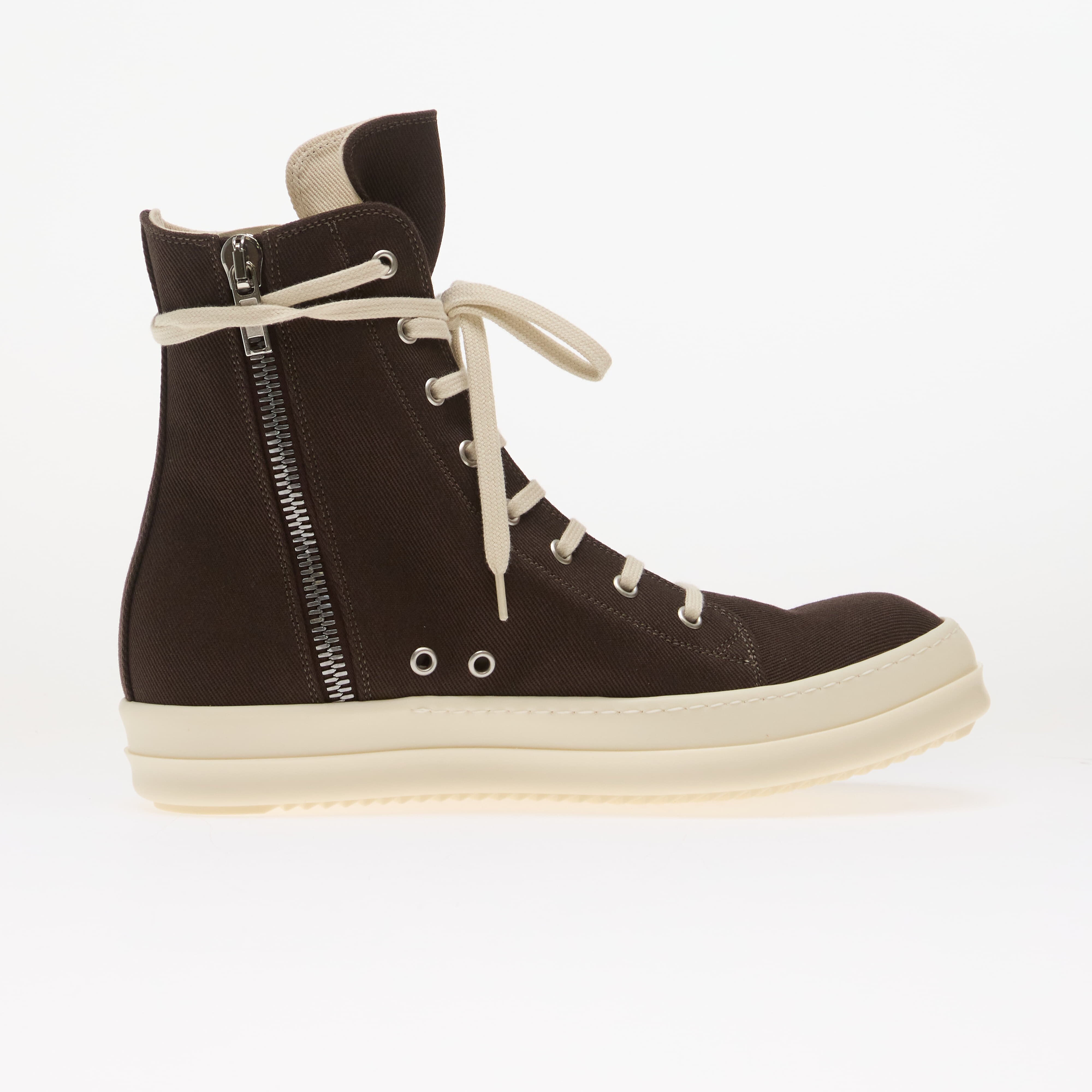 Rick Owens DRKSHDW Сникърси Denim Shoes - Vegan Sneaks Dark Dust/ Milk