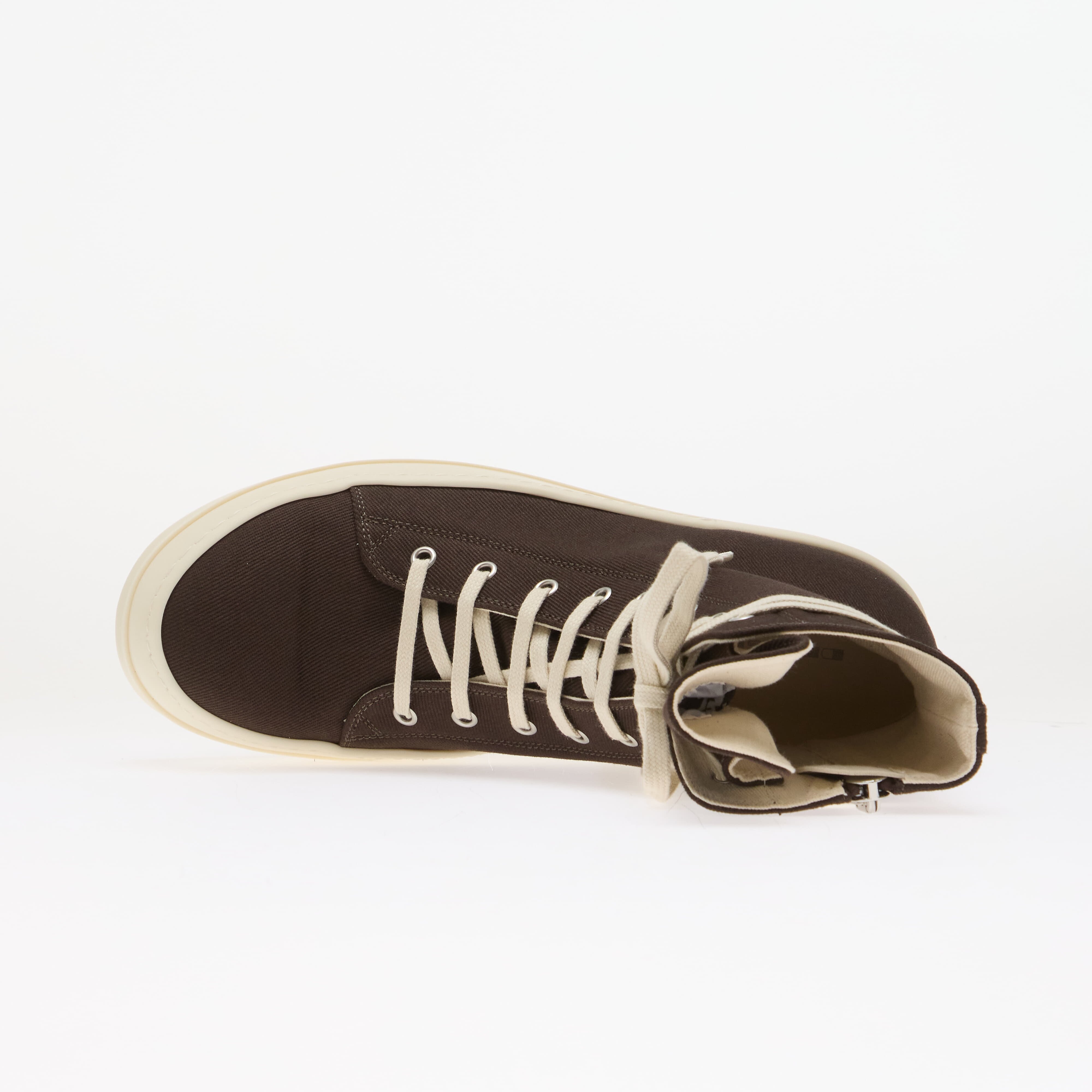 Rick Owens DRKSHDW Сникърси Denim Shoes - Vegan Sneaks Dark Dust/ Milk