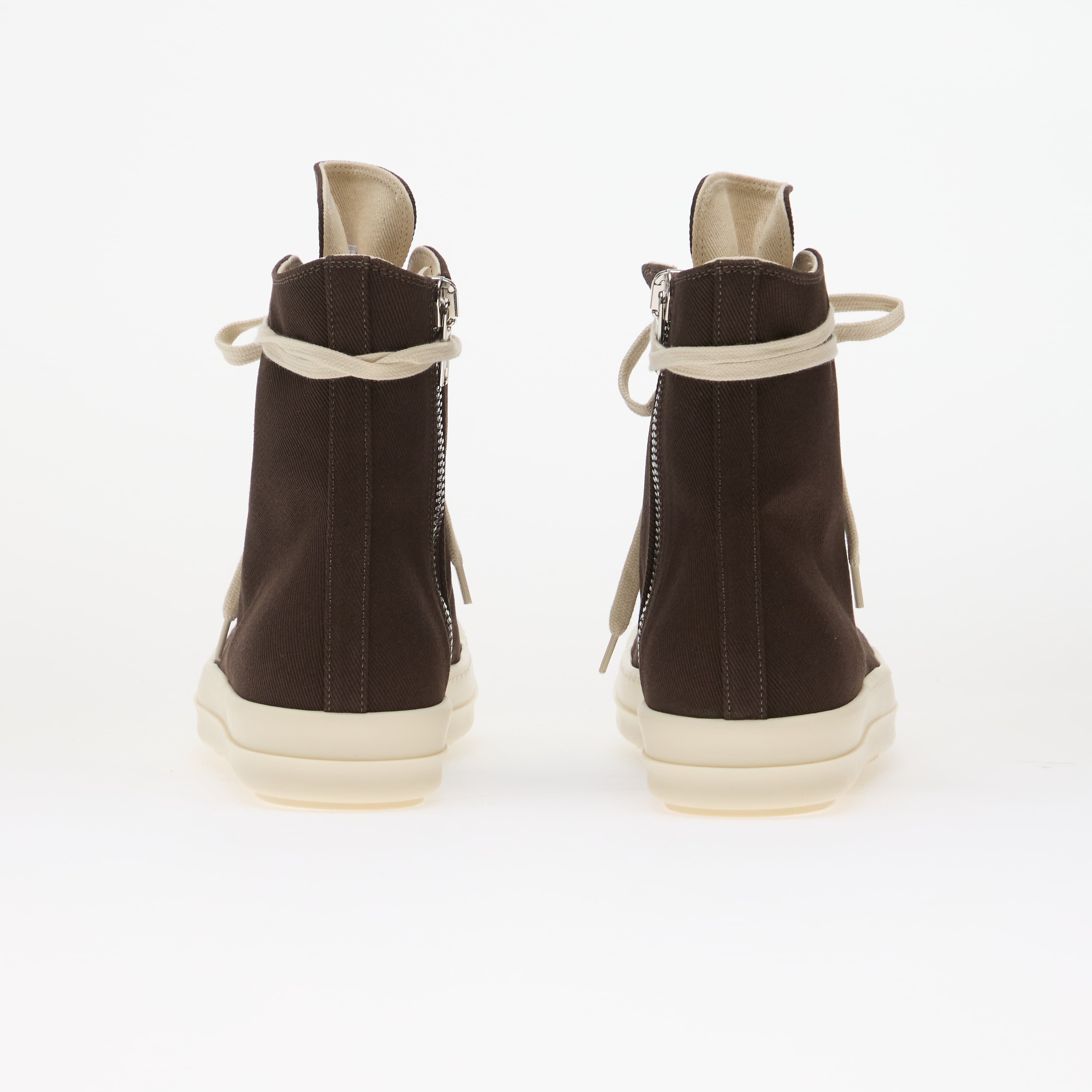 Rick Owens DRKSHDW Сникърси Denim Shoes - Vegan Sneaks Dark Dust/ Milk