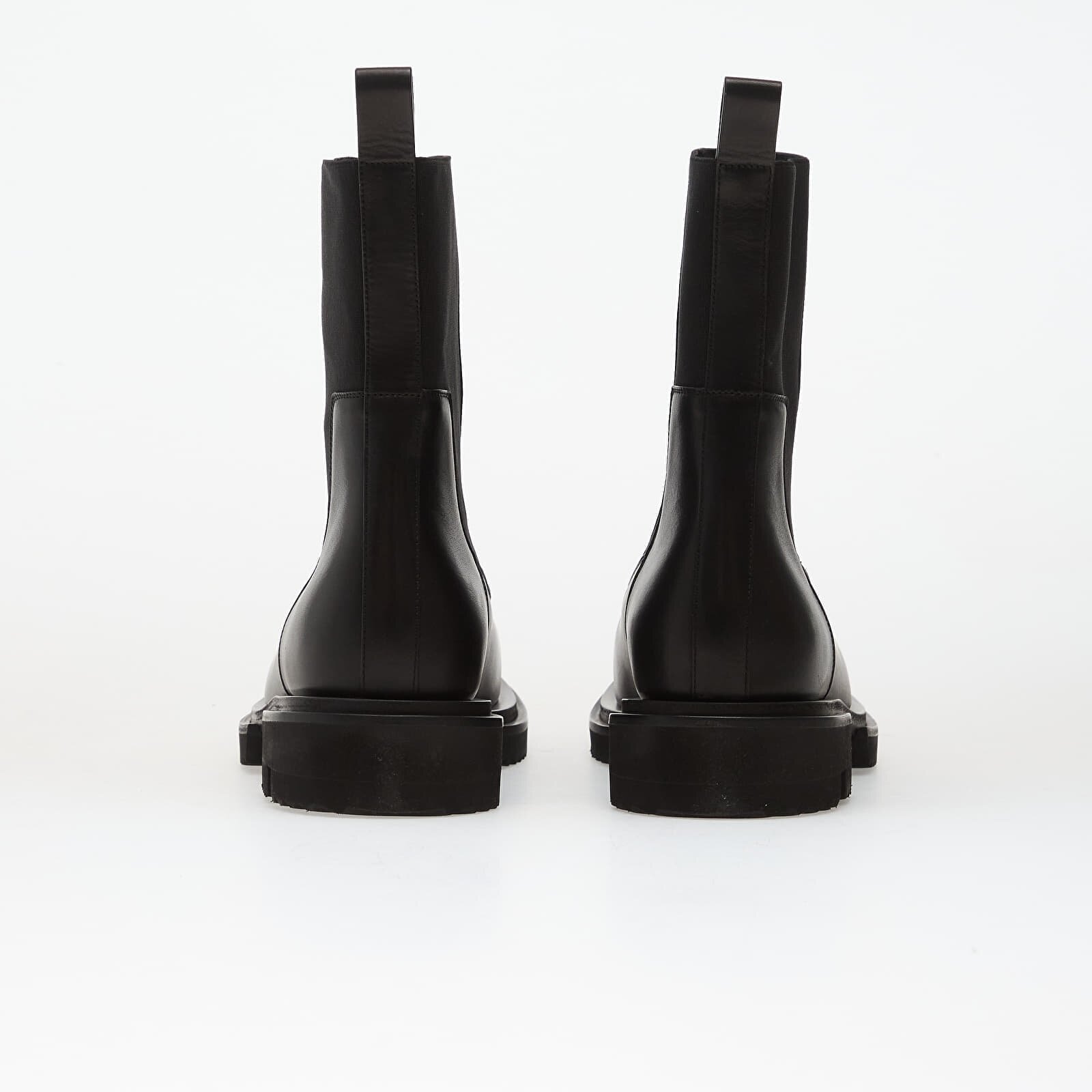 Rick Owens Обувки DRKSHDW Leather Boots - Beatle Gabe Black