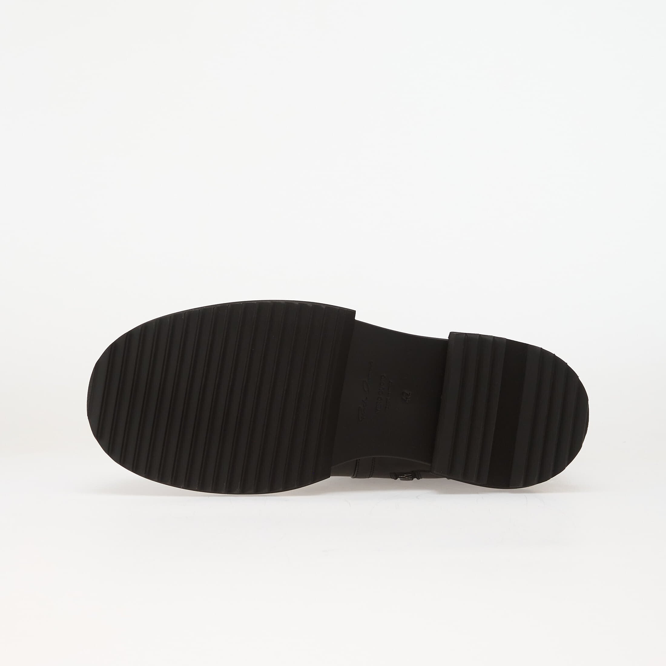 Rick Owens Обувки DRKSHDW Leather Boots - Creeper Gabe Black