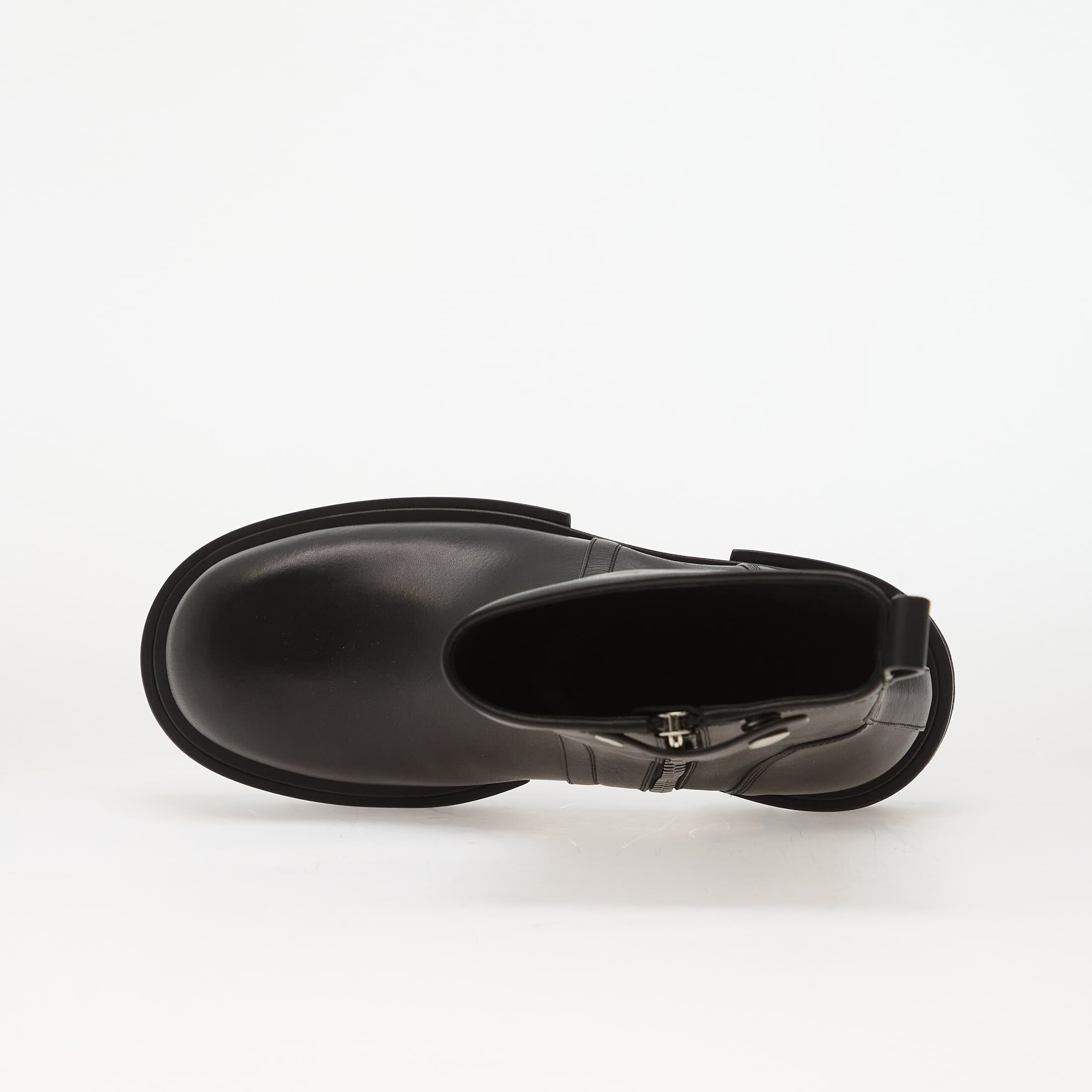 Rick Owens Обувки DRKSHDW Leather Boots - Creeper Gabe Black