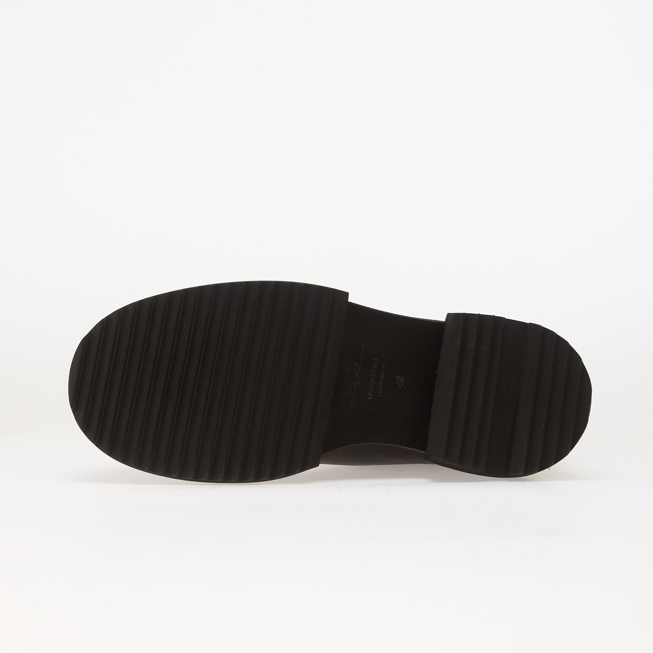 Rick Owens Обувки Leather Boots - Beatle Gabe Black