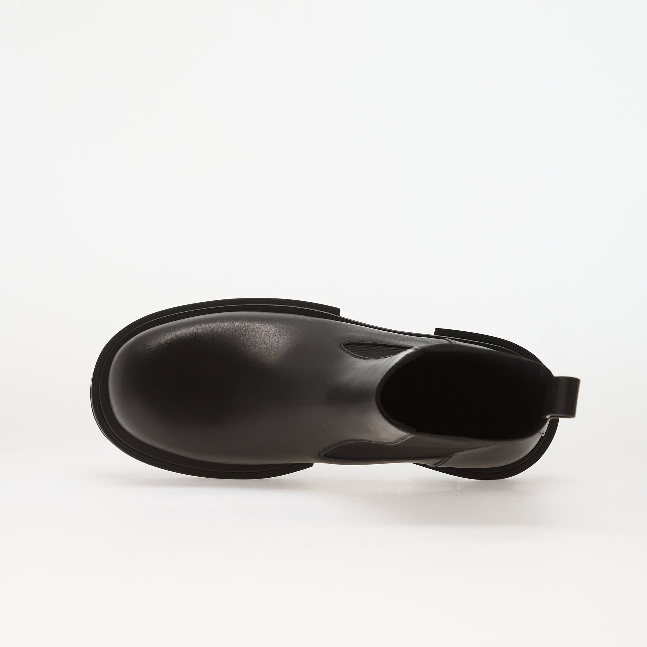 Rick Owens Обувки Leather Boots - Beatle Gabe Black