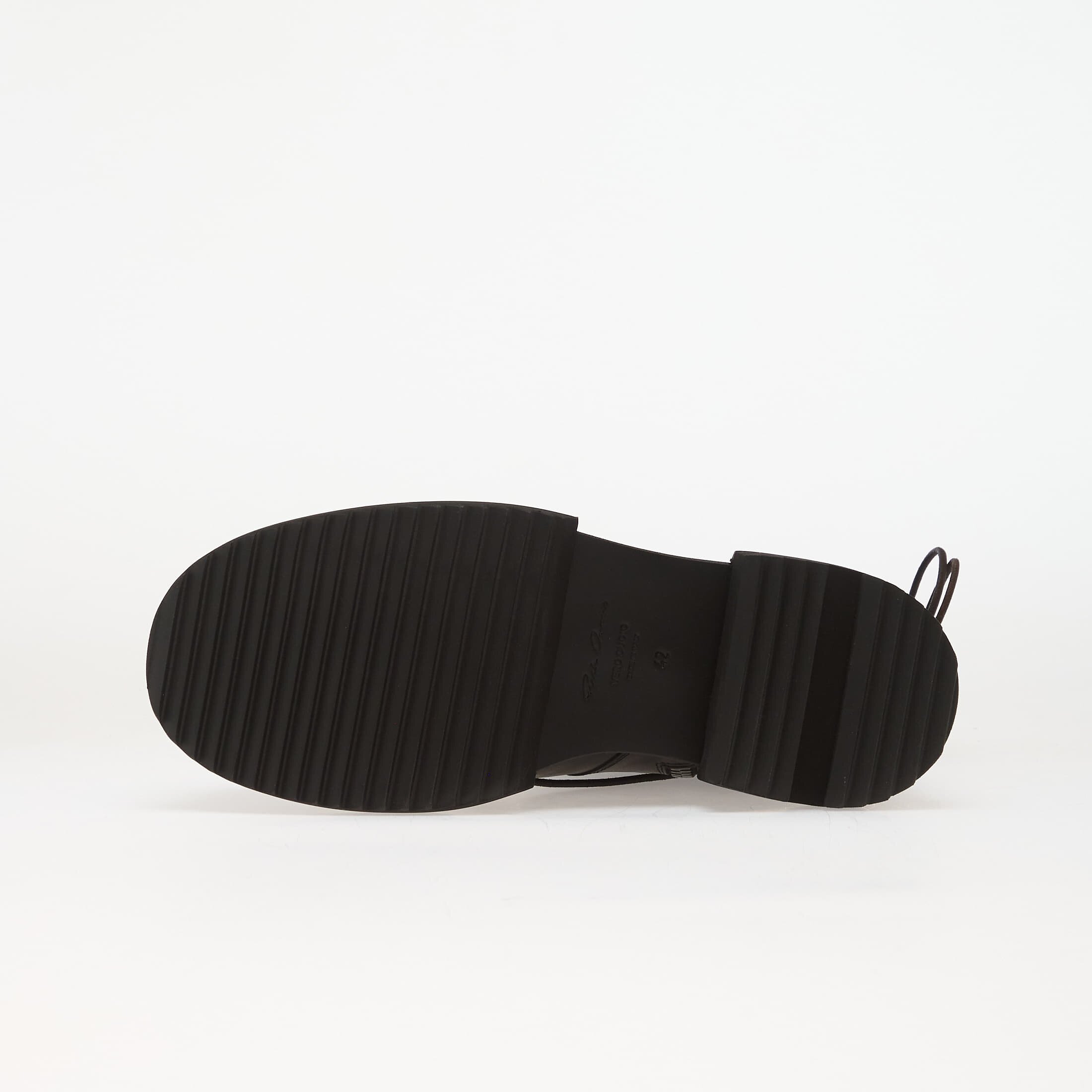 Rick Owens Обувки Leather Boots - Low Army Gabe Black