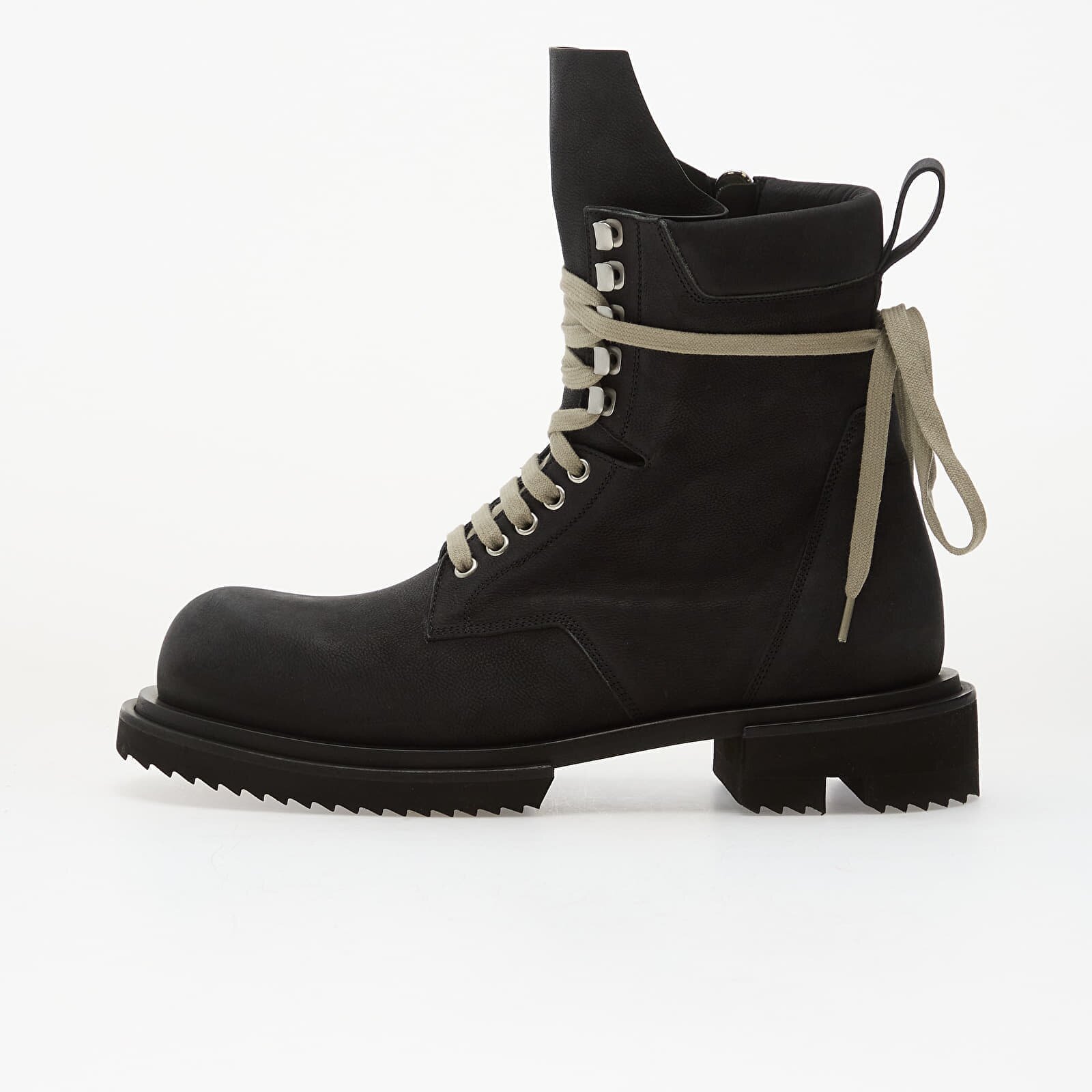 Rick Owens Сникърси DRKSHDW Leather Boots - Low Army Gabe Black