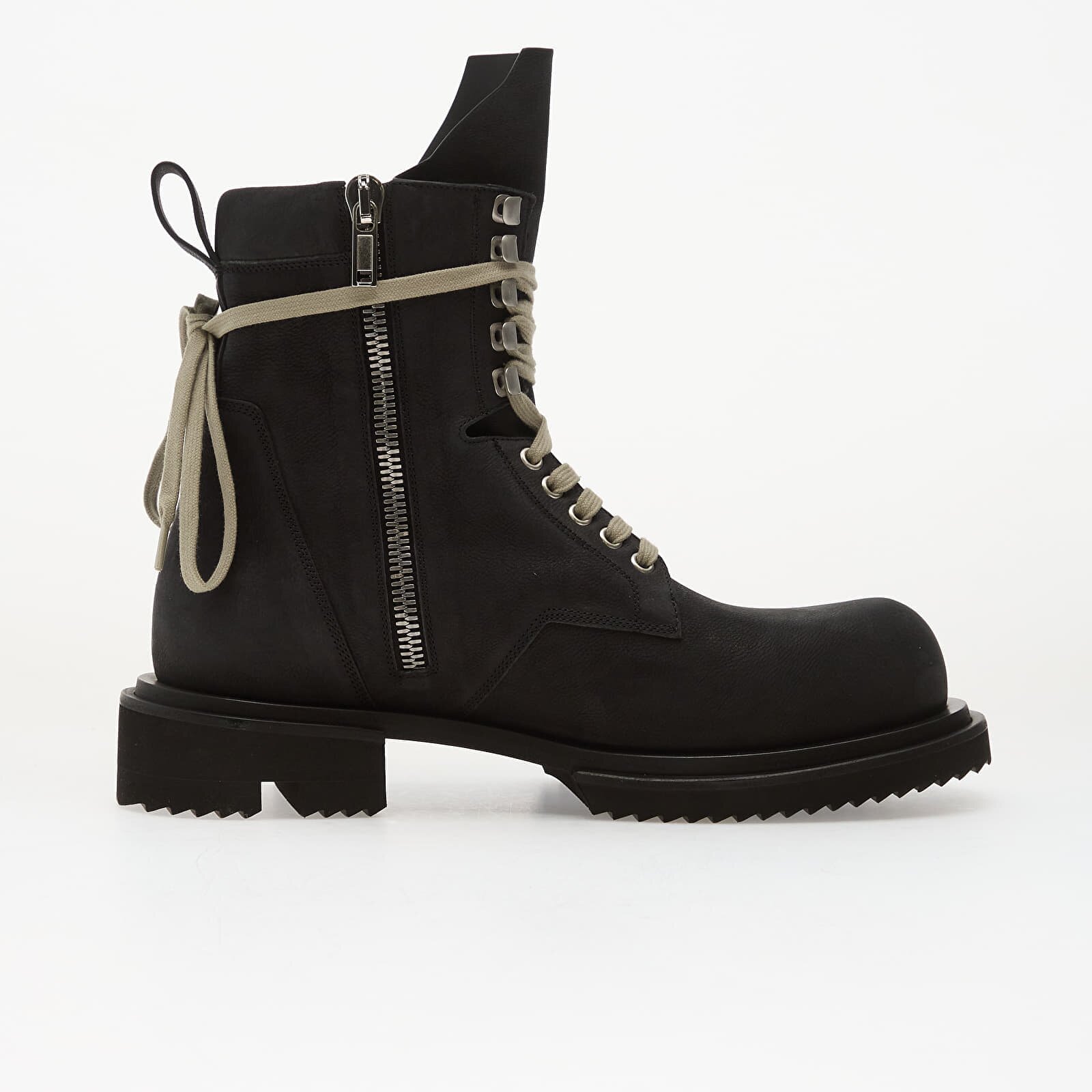 Rick Owens Сникърси DRKSHDW Leather Boots - Low Army Gabe Black