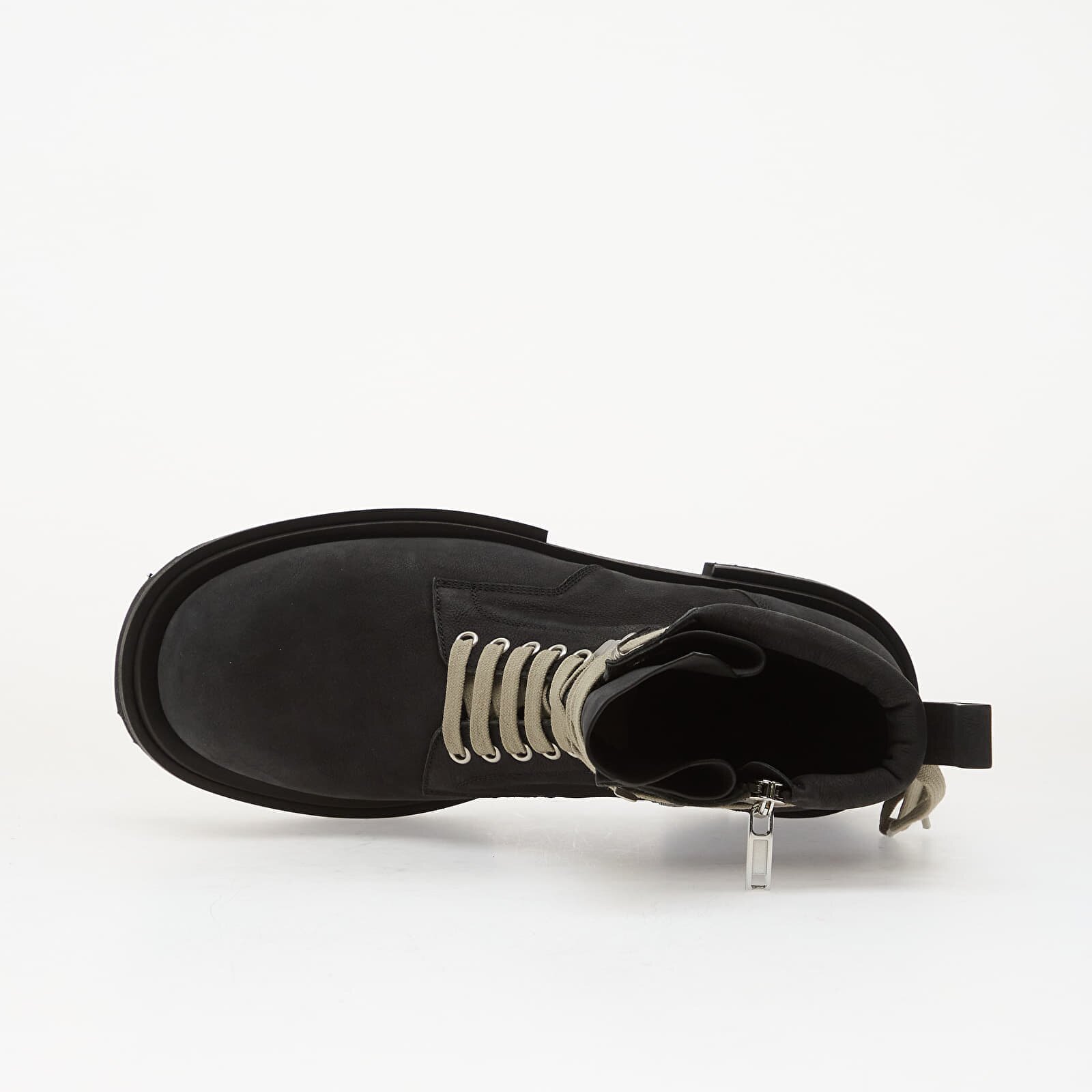 Rick Owens Сникърси DRKSHDW Leather Boots - Low Army Gabe Black