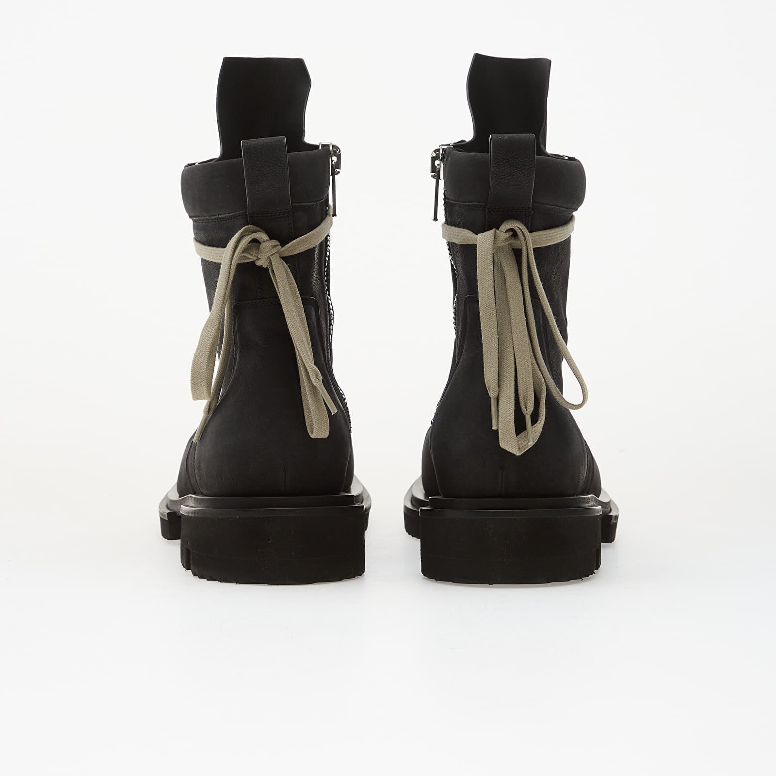 Rick Owens Сникърси DRKSHDW Leather Boots - Low Army Gabe Black