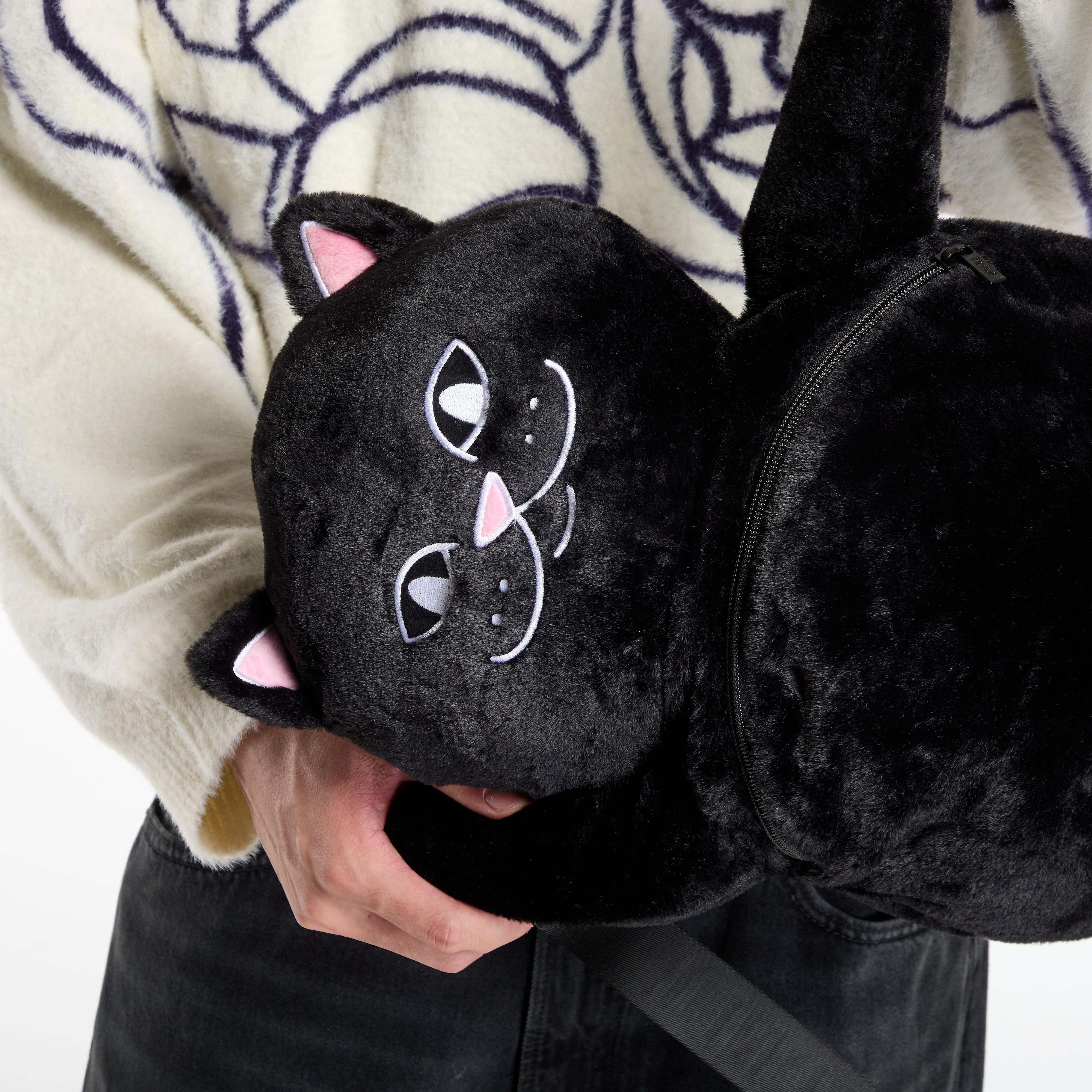 RIPNDIP Lord Jermal Plush Backpack Black