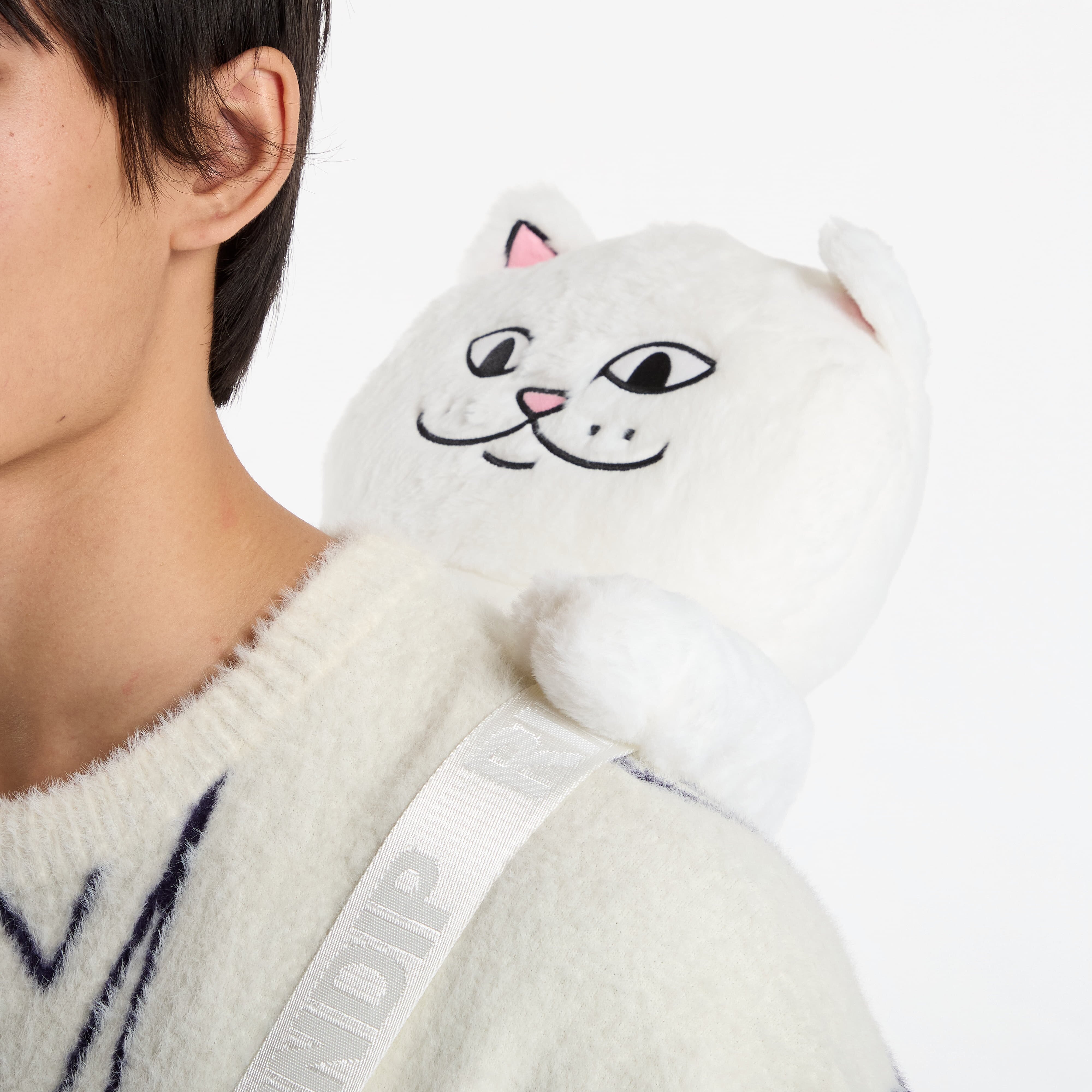 RIPNDIP Раница Lord Nermal Plush Backpack White