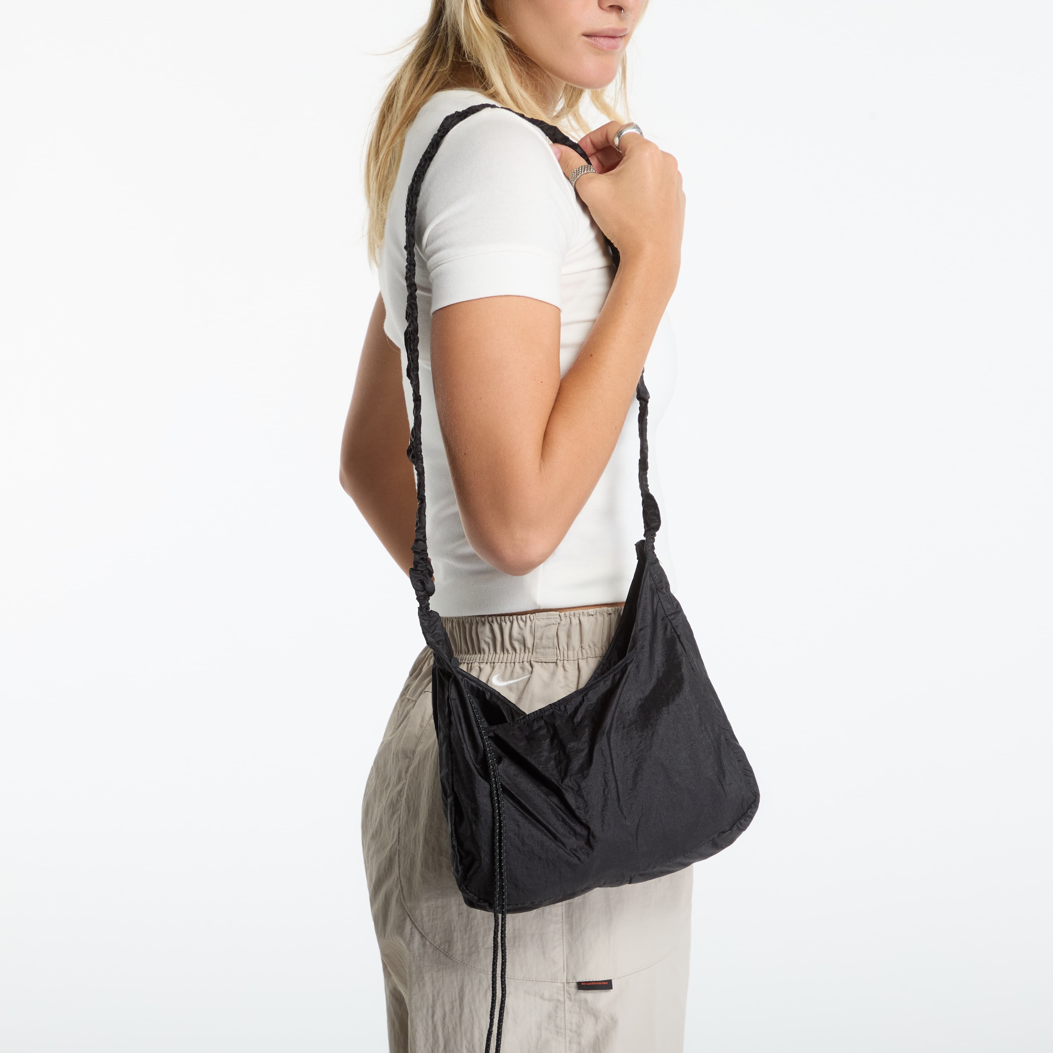 ROA Чанта LAKI Small Packable Knot Bag Black